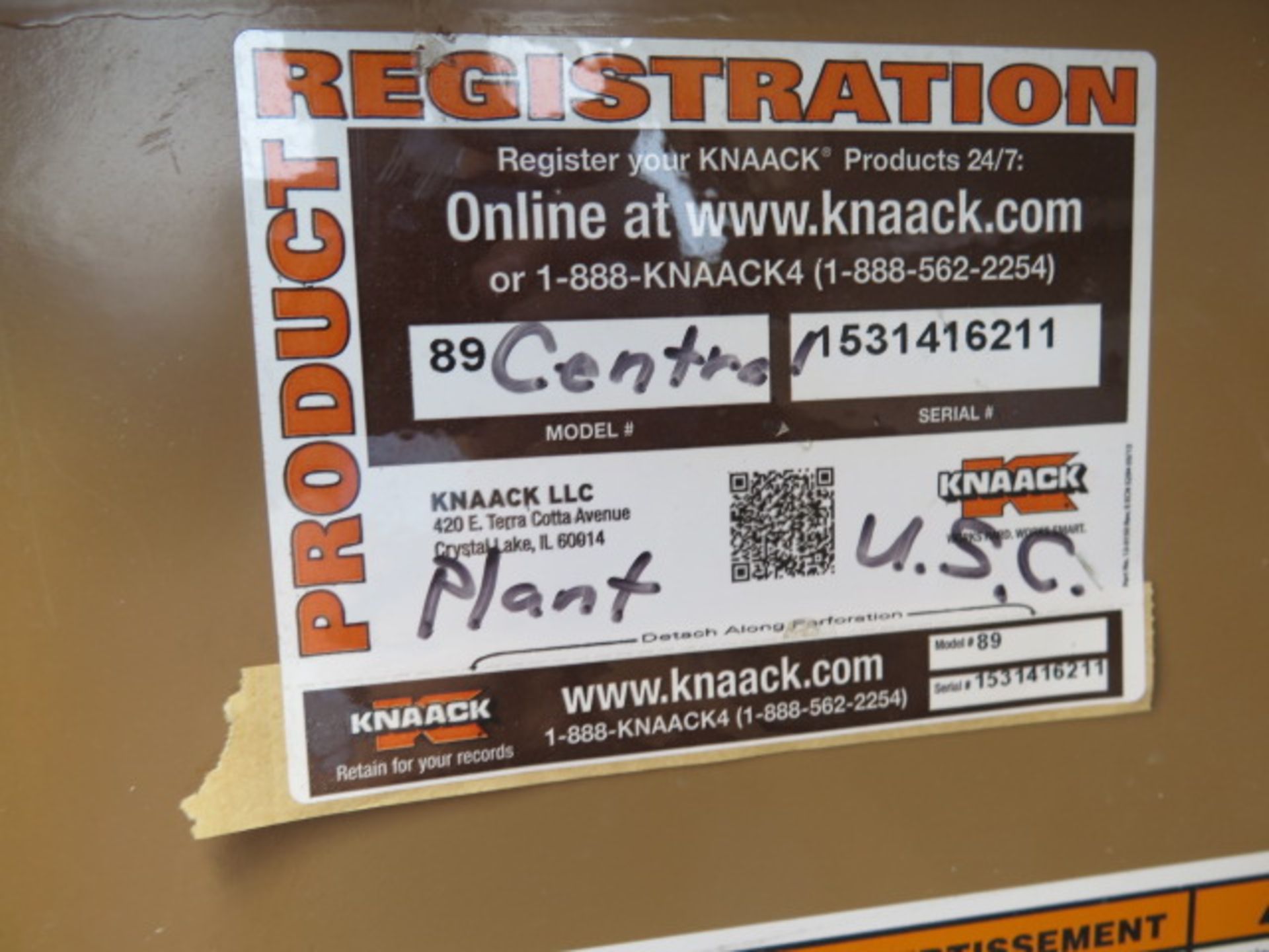 Knaack mdl. 89 Rolling Job Box (SOLD AS-IS - NO WARRANTY) - Image 5 of 5