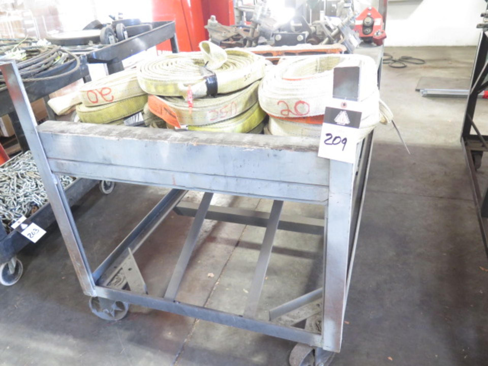 Rolling Shop Table (SOLD AS-IS - NO WARRANTY)