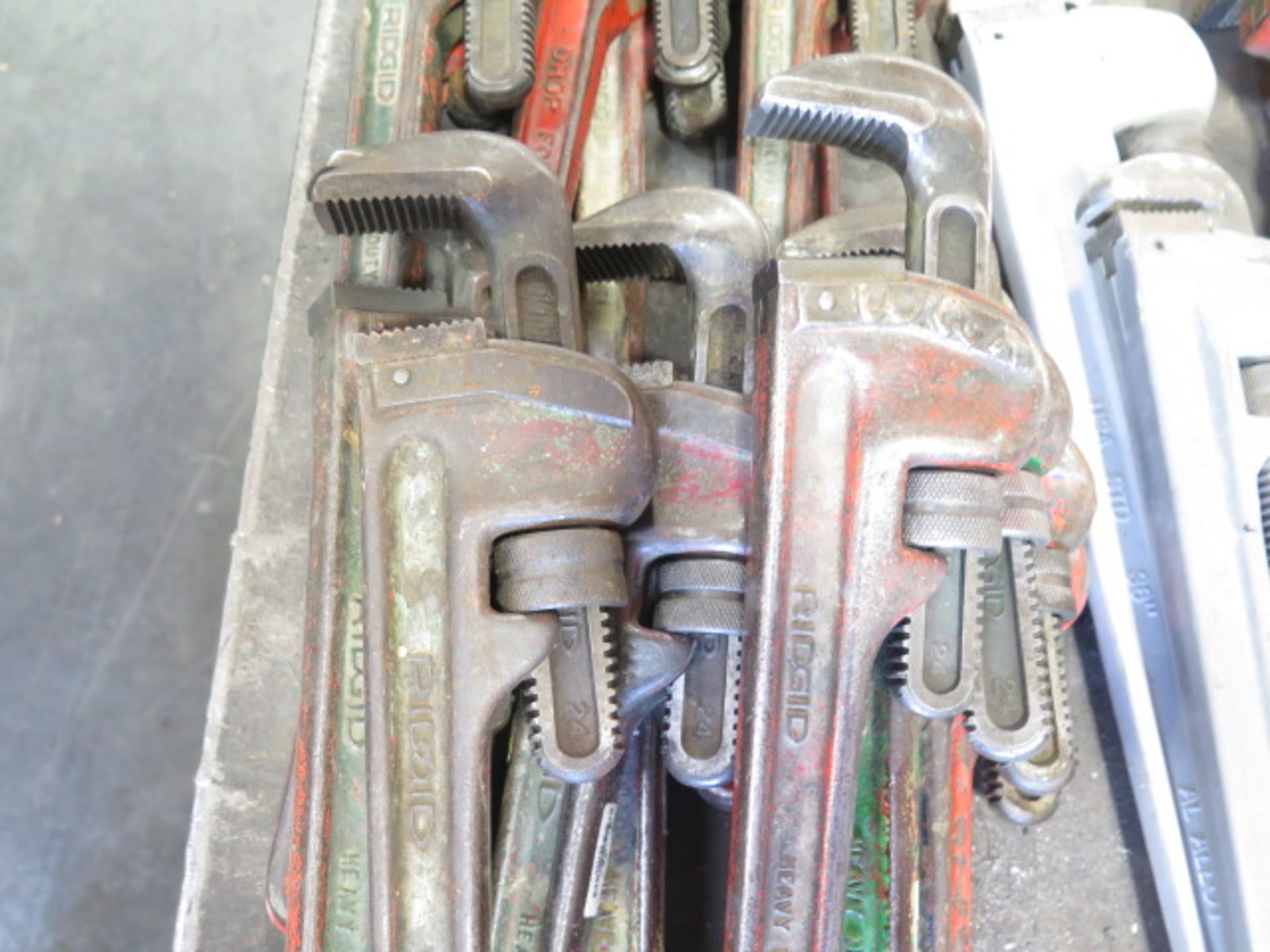 Ridgid Pipe Wrenches (14) (SOLD AS-IS - NO WARRANTY) - Image 4 of 5