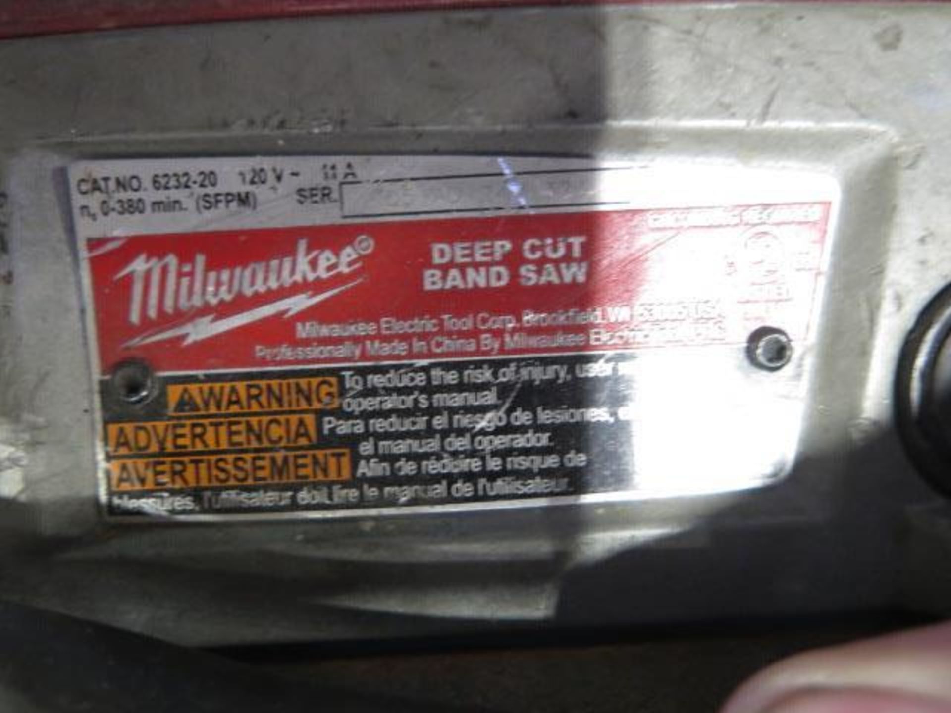 Milwaukee Variable Speed Electric Portable Band Saws (3) (SOLD AS-IS - NO WARRANTY) - Image 6 of 6