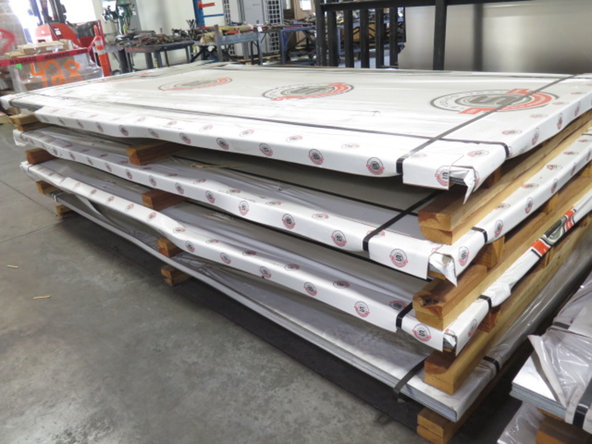 Large Quantity of Beaded Galvanized Sheet Stock anmd Steel Sheet Stock (SOLD AS-IS - NO WARRANTY) - Image 14 of 19