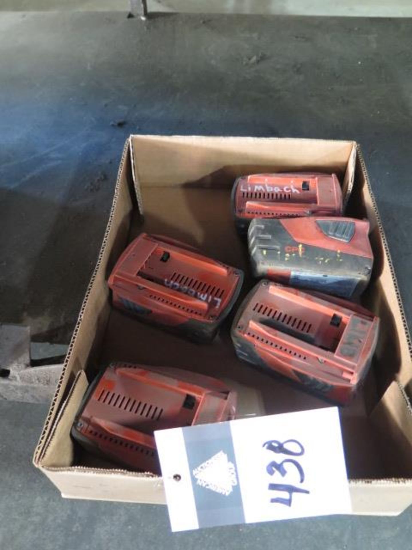 Hilti Batteries (5) (SOLD AS-IS - NO WARRANTY)