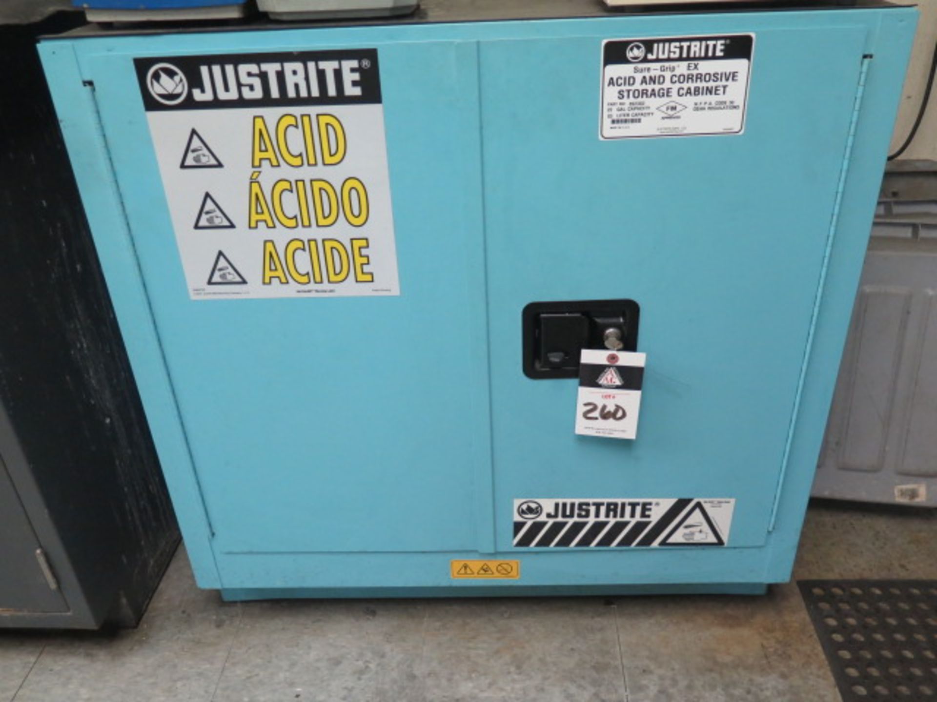 Justrite Acids Storage Cabibnet (SOLD AS-IS - NO WARRANTY)