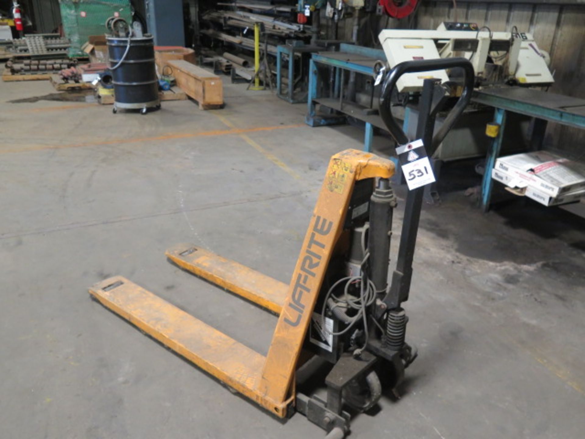 Lift-Rite Electric Hydraulic Pallet Jack w/ Built-In Charger (SOLD AS-IS - NO WARRANTY)