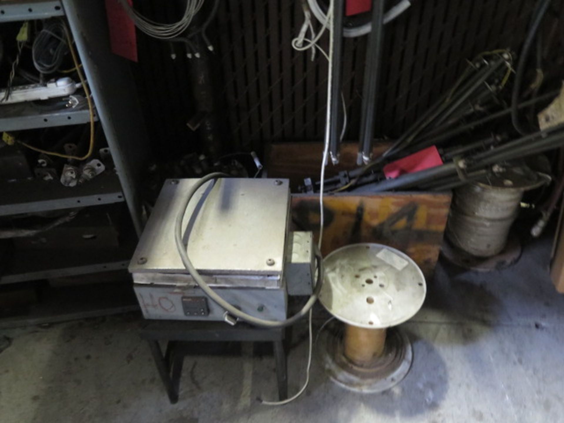 Heater Elements and Supplies, 5" Bench Vise w/ Steel Work Bench and Misc (SOLD AS-IS - NO WARRANTY) - Image 4 of 8