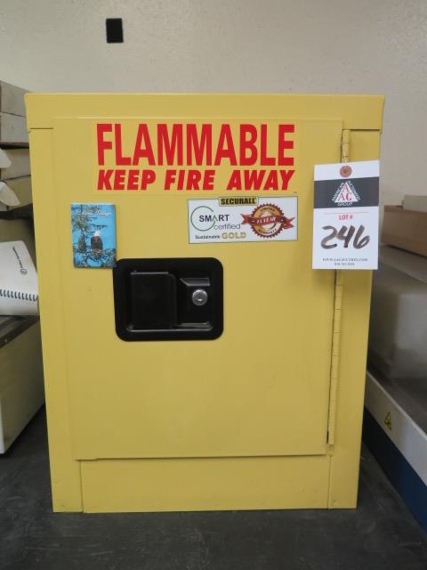 Securall Table Top Flammables Storage Cabinet (SOLD AS-IS - NO WARRANTY)