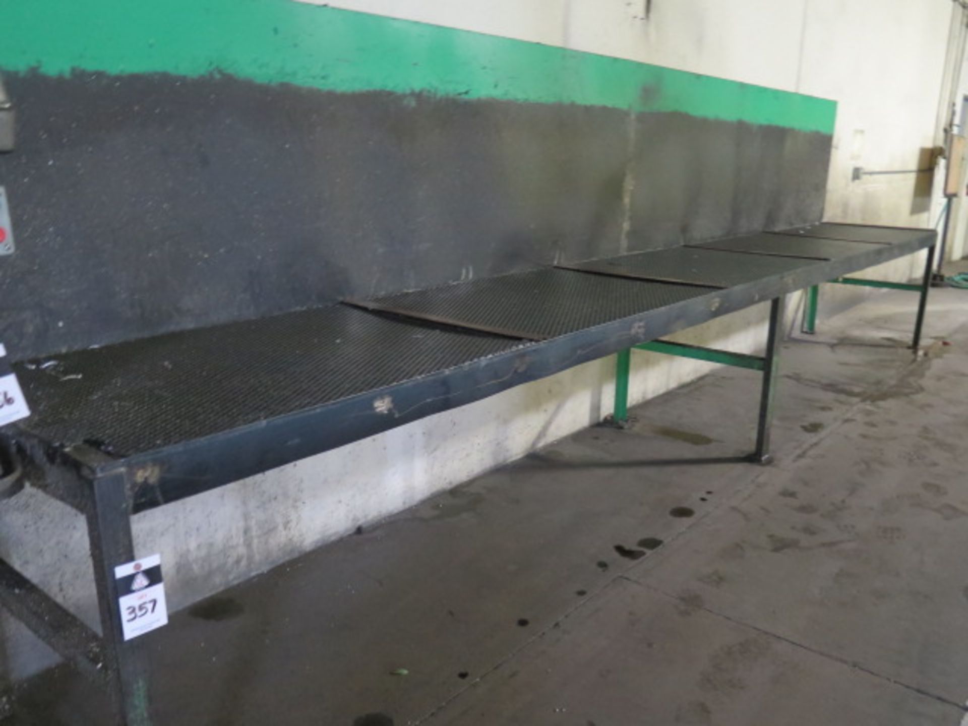 Long Steel Table (SOLD AS-IS - NO WARRANTY)