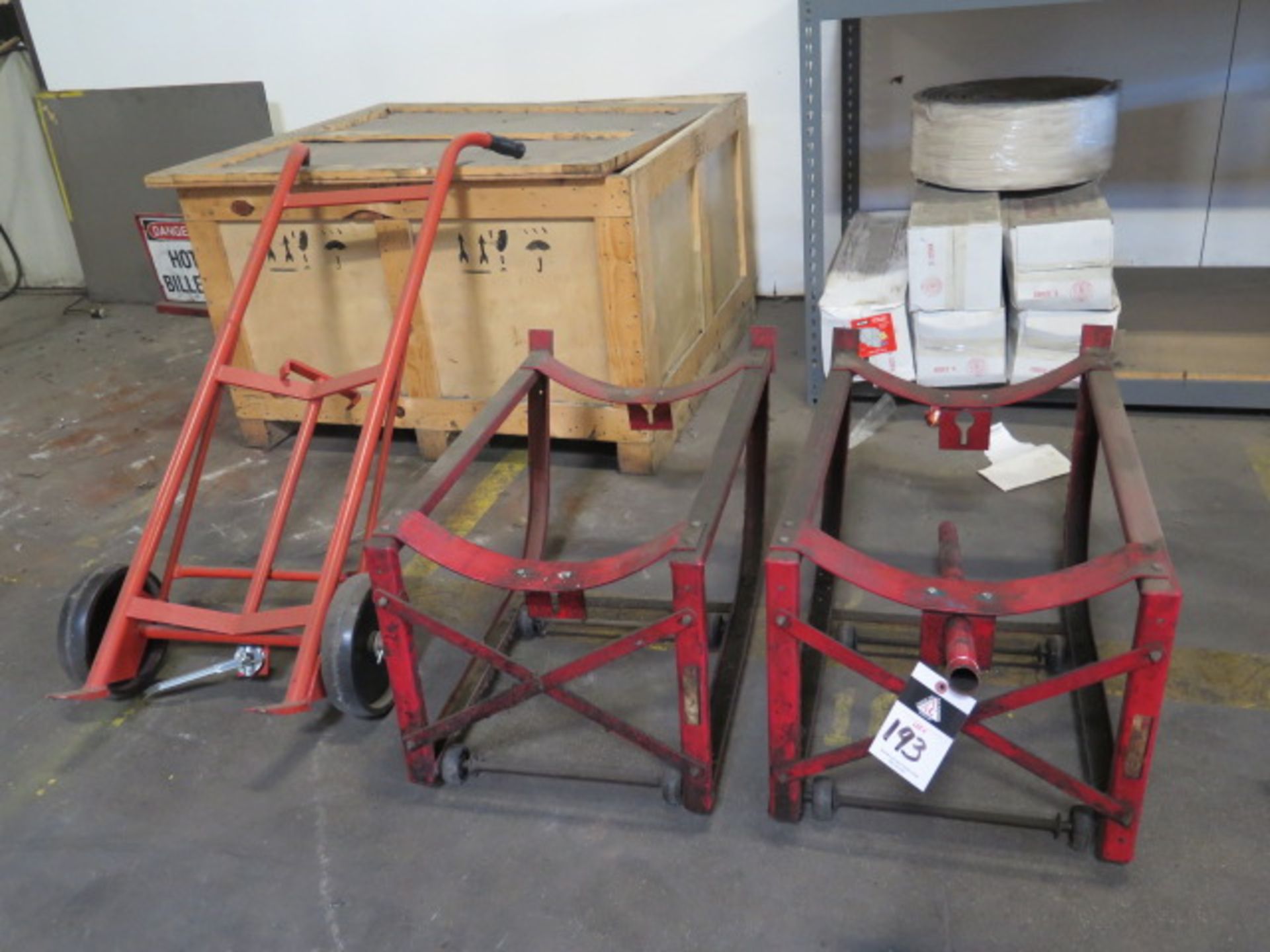 Barrel Dolly and Stands (SOLD AS-IS - NO WARRANTY)