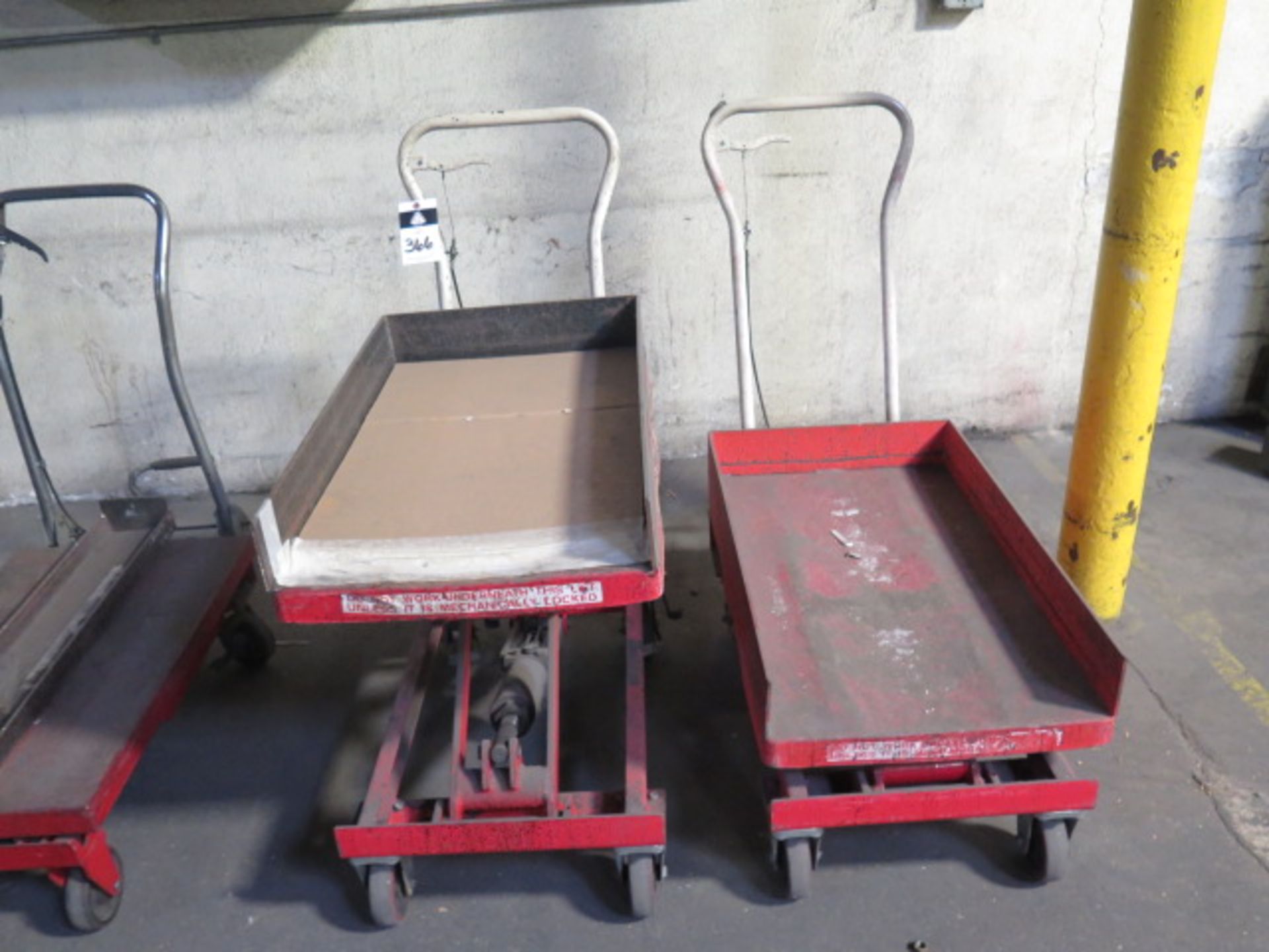 Hydraulic Scissor Lift Carts (2) (SOLD AS-IS - NO WARRANTY)