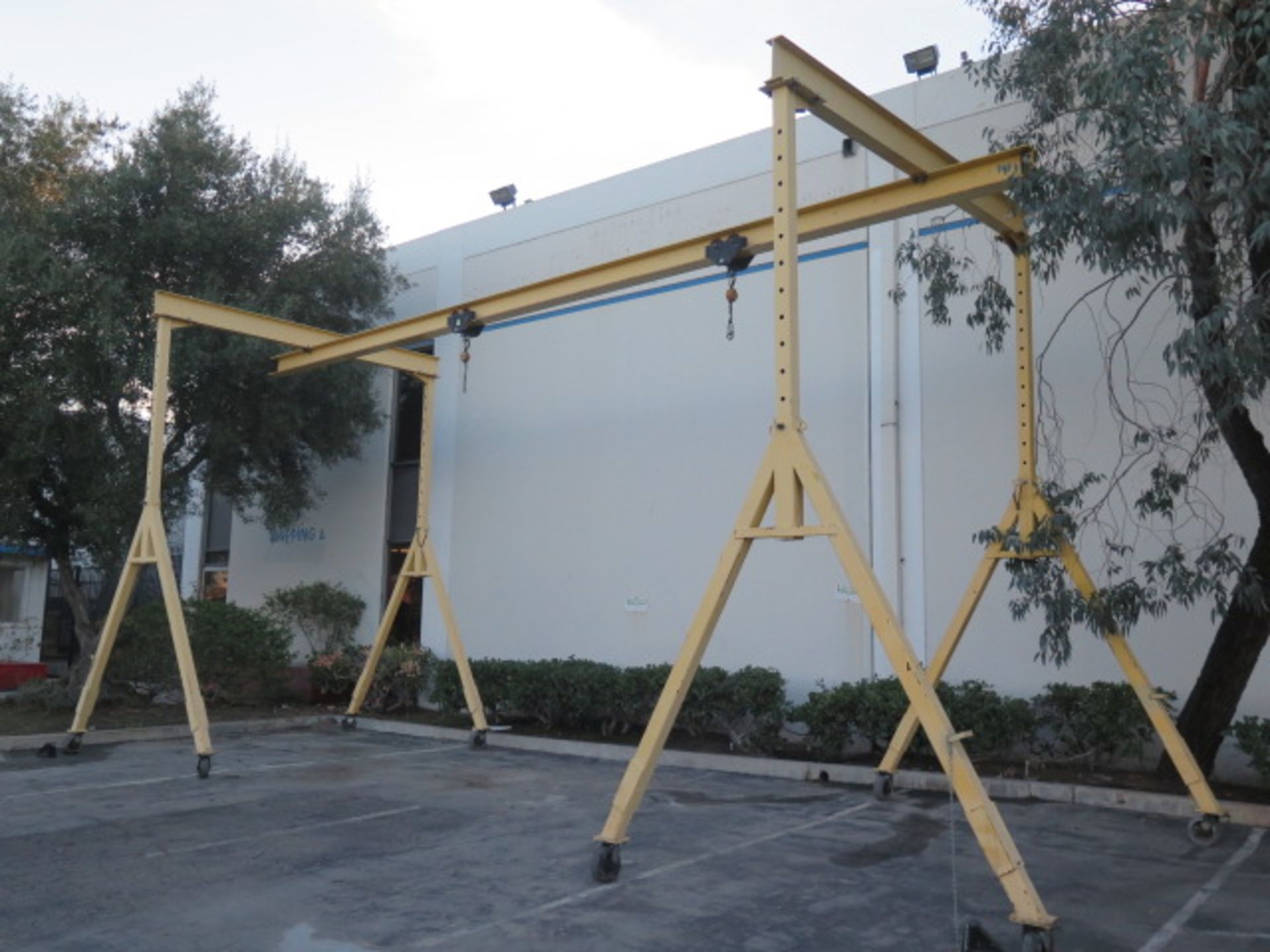 Large Portable A-Frame Gantry (SOLD AS-IS - NO WARRANTY)