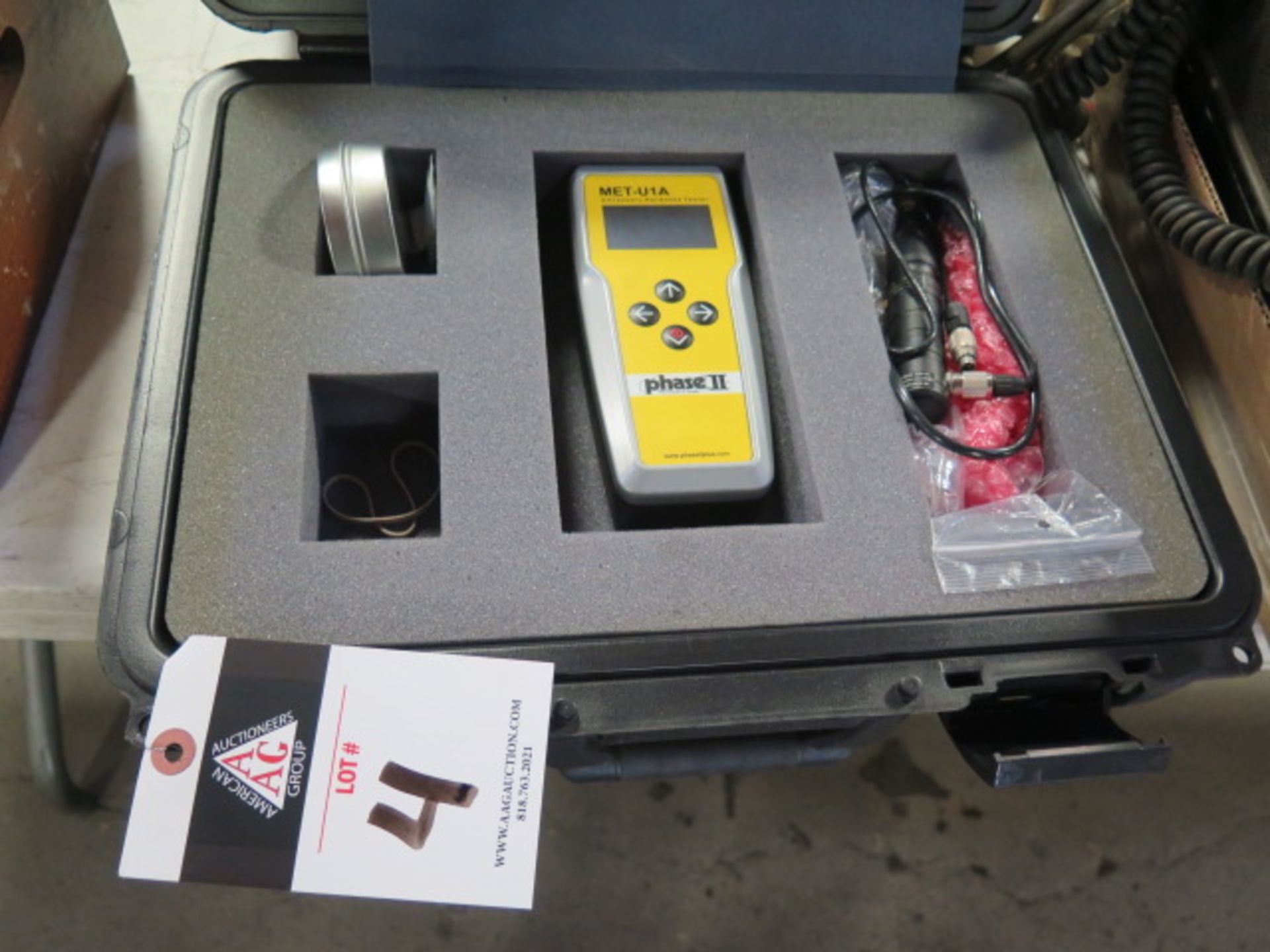 Phase II mdl. MET-U1A Digital Ultrasonic Hardness Tester (SOLD AS-IS - NO WARRANTY)