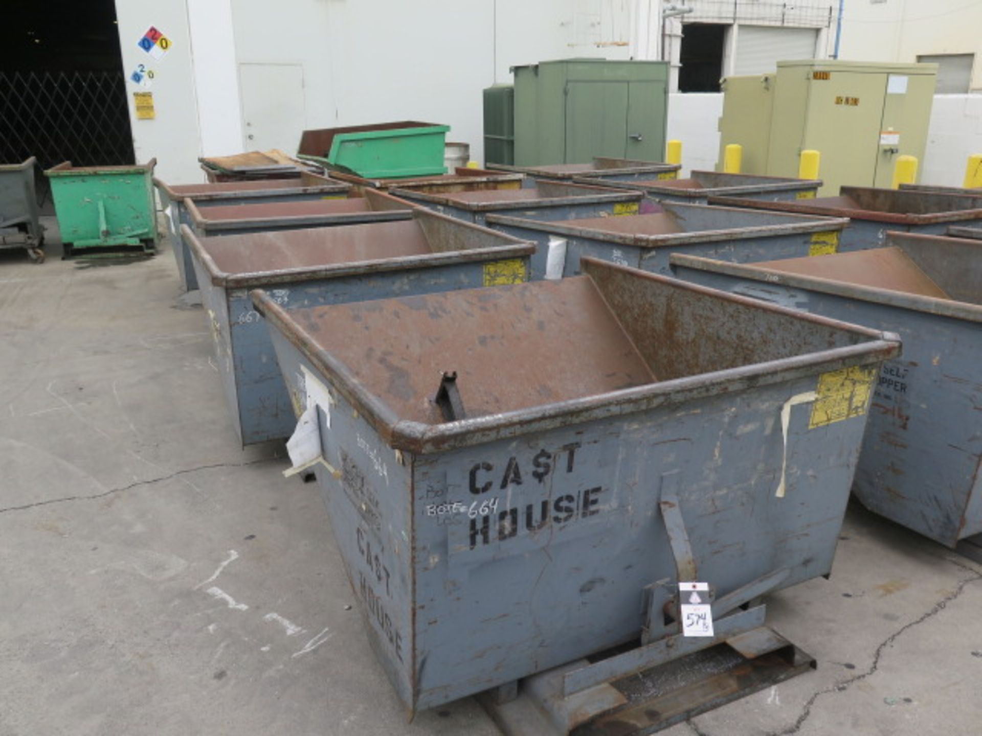 Wright Self Dumping Hoppers (4) (SOLD AS-IS - NO WARRANTY)