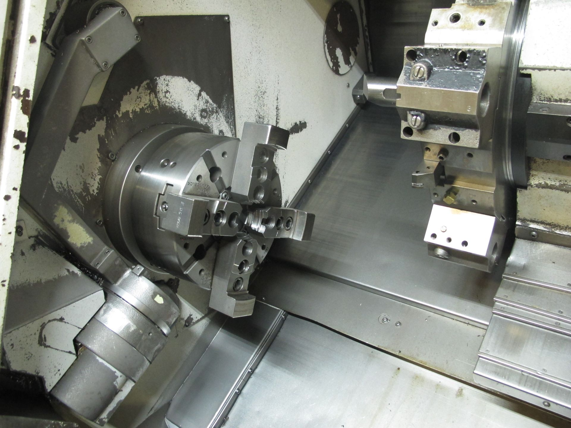 2007 MAZAK NEXUS QTN-250-II CNC TURNING CENTER, 2 AXIS, TAIL STOCK (SOLD AS-IS - NO WARRANTY) - Image 3 of 7