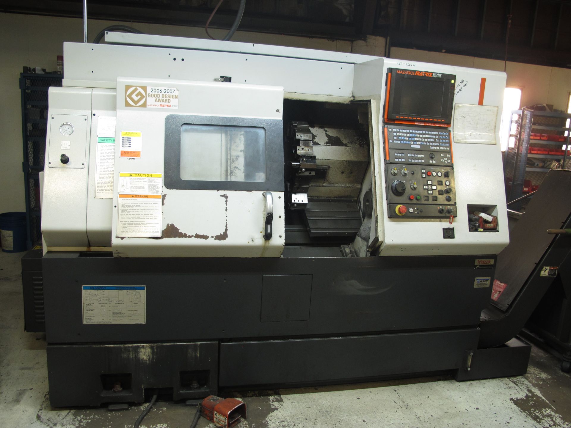 2007 MAZAK NEXUS QTN-250-II CNC TURNING CENTER, 2 AXIS, TAIL STOCK (SOLD AS-IS - NO WARRANTY)