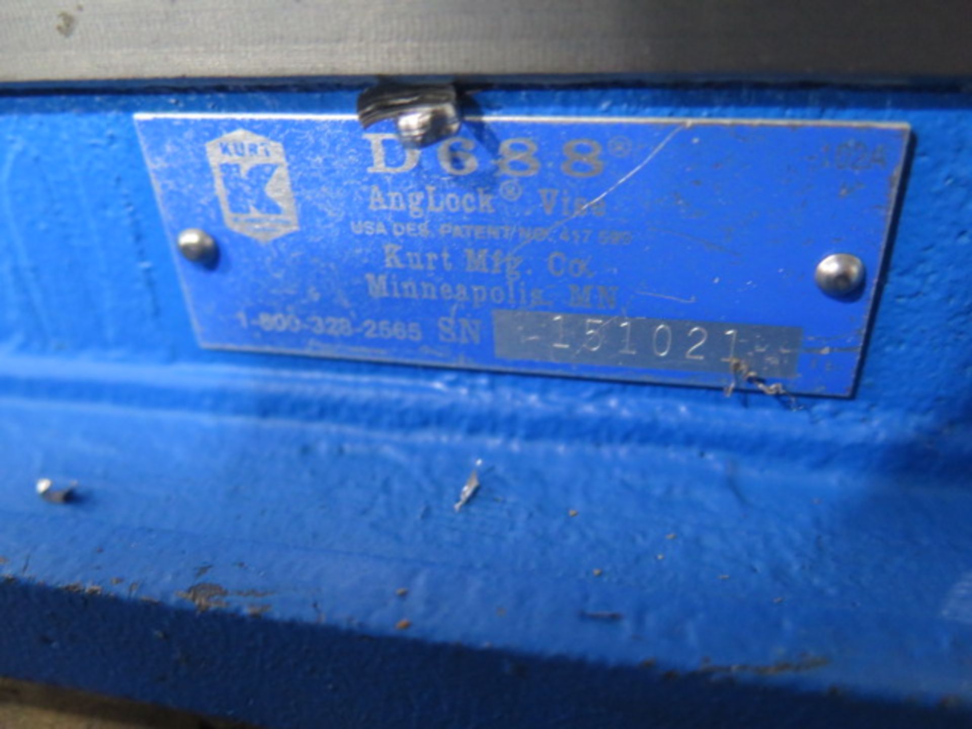 Kurt D688 6" Angle-Lock Vise (SOLD AS-IS - NO WARRANTY) - Image 3 of 3