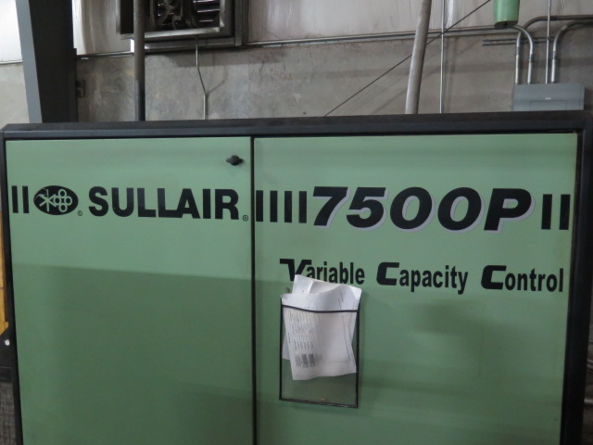 Sullair 7500PSD/A 100Hp Rotary Air Compressor s/n 201009170081 w/ Digital Controls (SOLD AS-IS - - Image 5 of 7