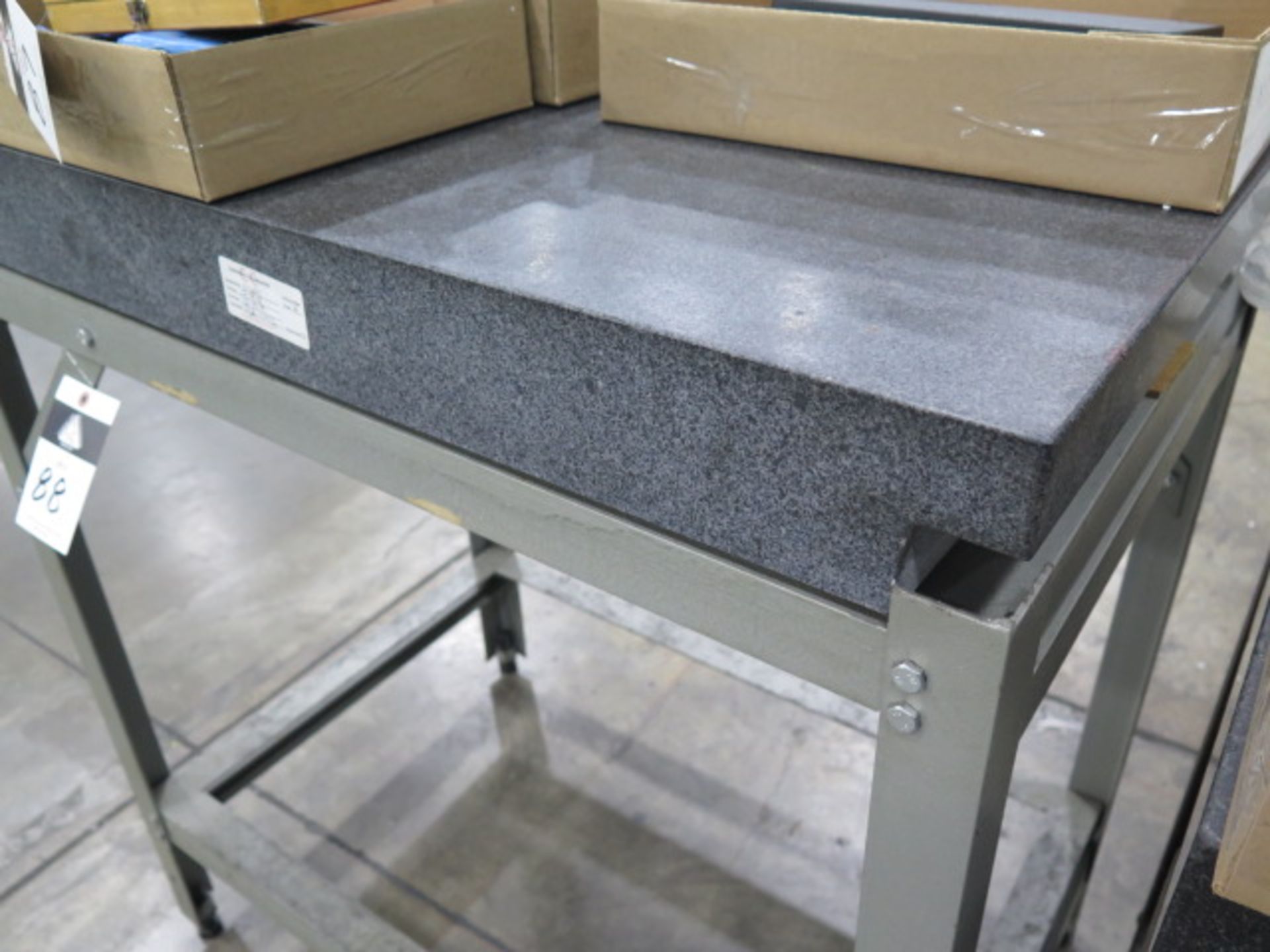 24" x 36" x 4" 2-Ledge Granite Surface Plate w/ Stand (SOLD AS-IS - NO WARRANTY) - Image 2 of 4