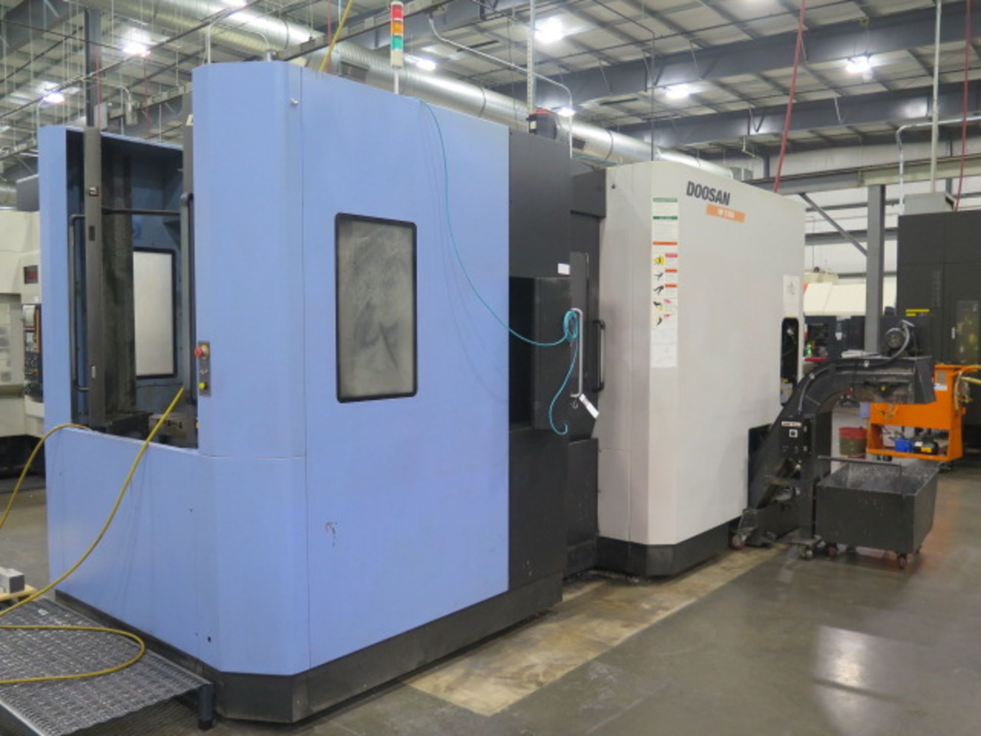 2008 Doosan HP5100 2-Pallet 4-Axis CNC Horizontal Machining Center s/n HP510161, SOLD AS IS - Image 2 of 24