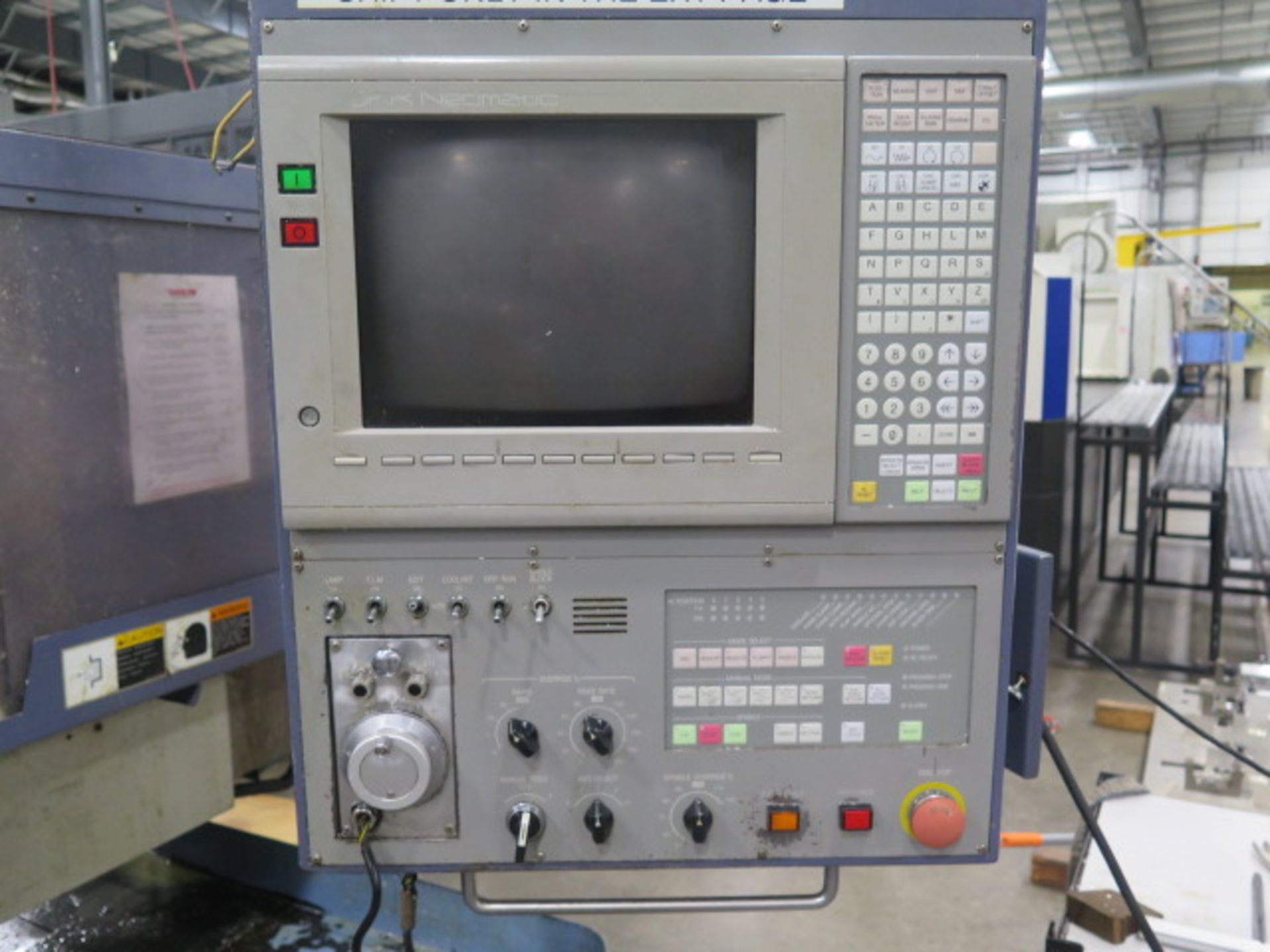 OKK MCV860 CNC VMC s/n 106 w/ OKK Neomatic Controls, 30-Station Side Mount ATC, SOLD AS IS - Image 9 of 12
