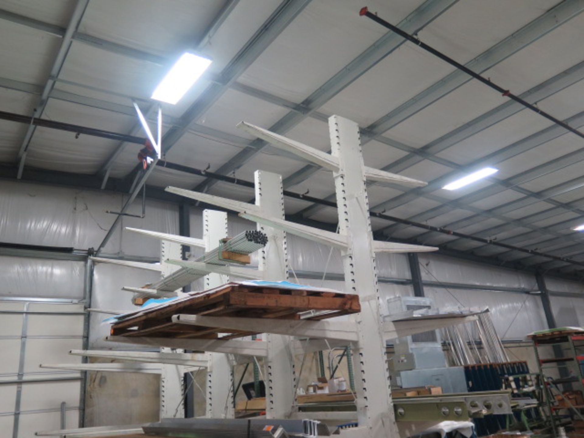 Double Sided Cantilever Sheet Stock Rack (SOLD AS-IS - NO WARRANTY)