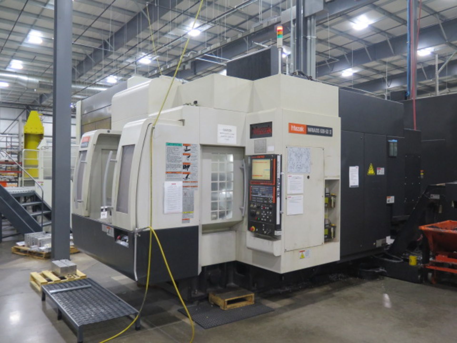 2007 Mazak Variaxis 630-5XII 2-Pallet 5-Axis CNC Vertical Machining Center s/n 198205 SOLD AS IS
