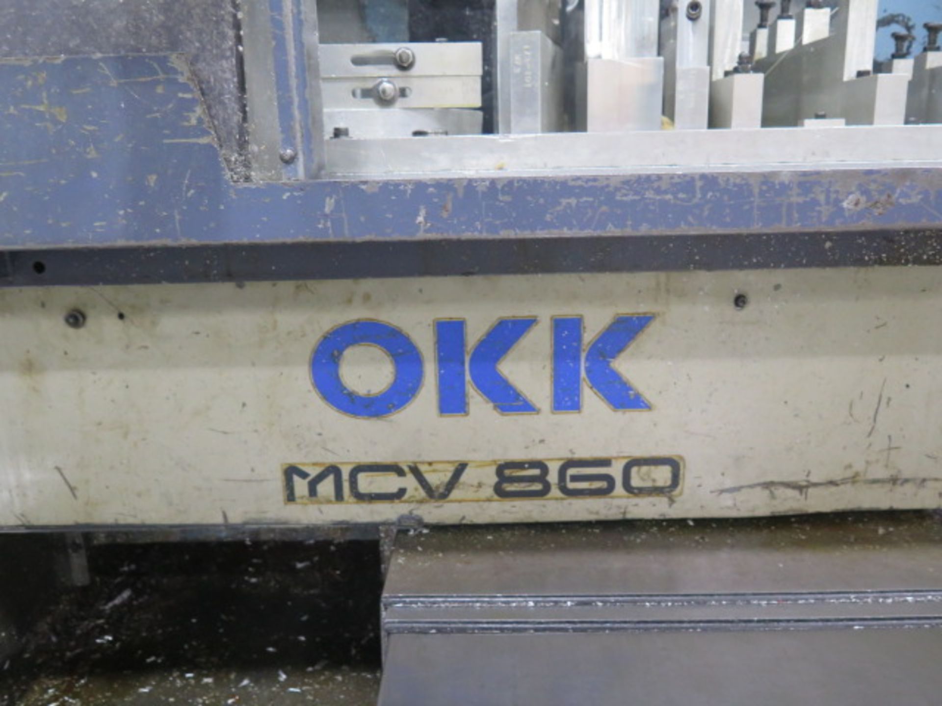 OKK MCV860 CNC VMC s/n 106 w/ OKK Neomatic Controls, 30-Station Side Mount ATC, SOLD AS IS - Image 10 of 12