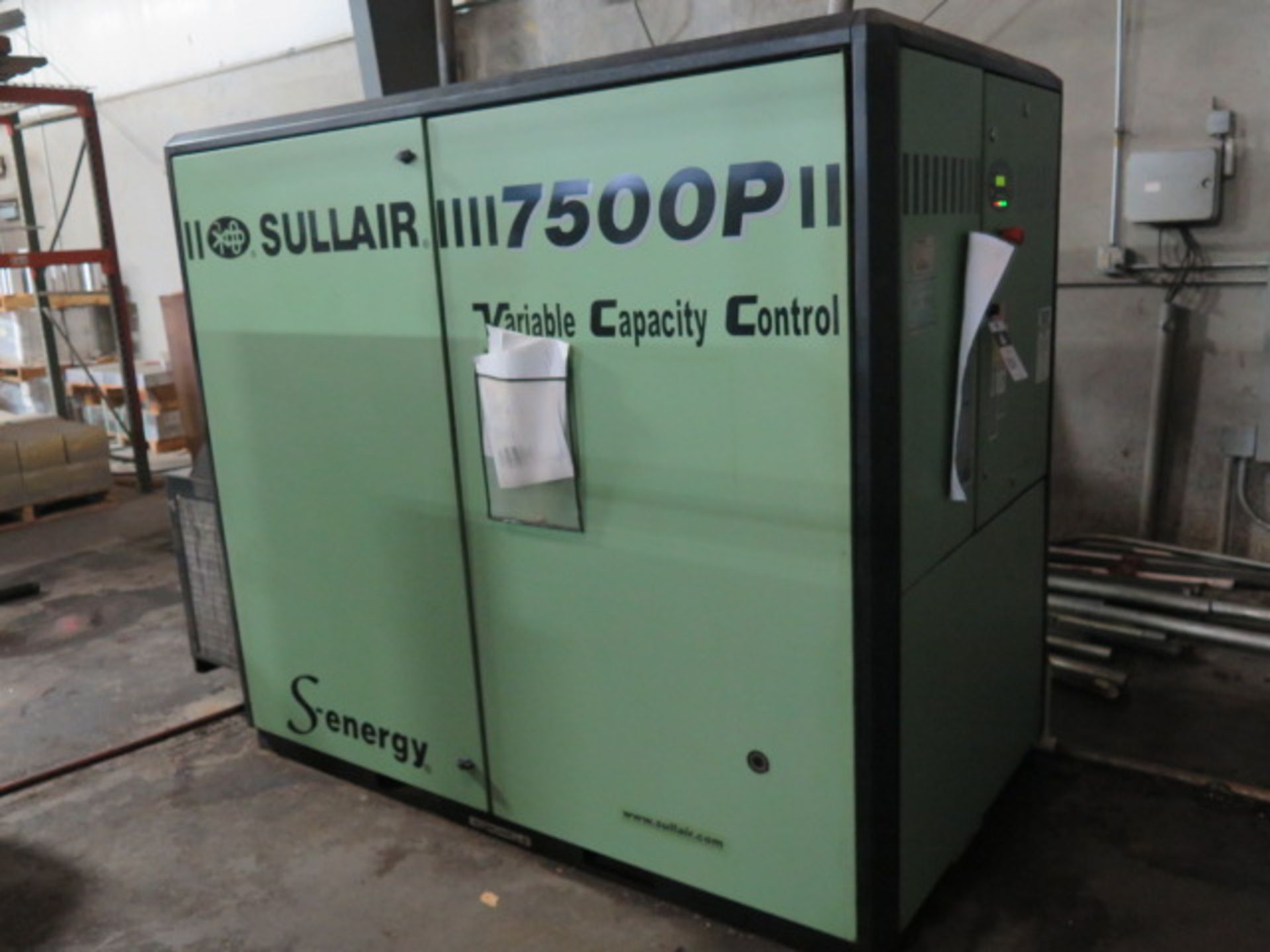 Sullair 7500PSD/A 100Hp Rotary Air Compressor s/n 201009170081 w/ Digital Controls (SOLD AS-IS -