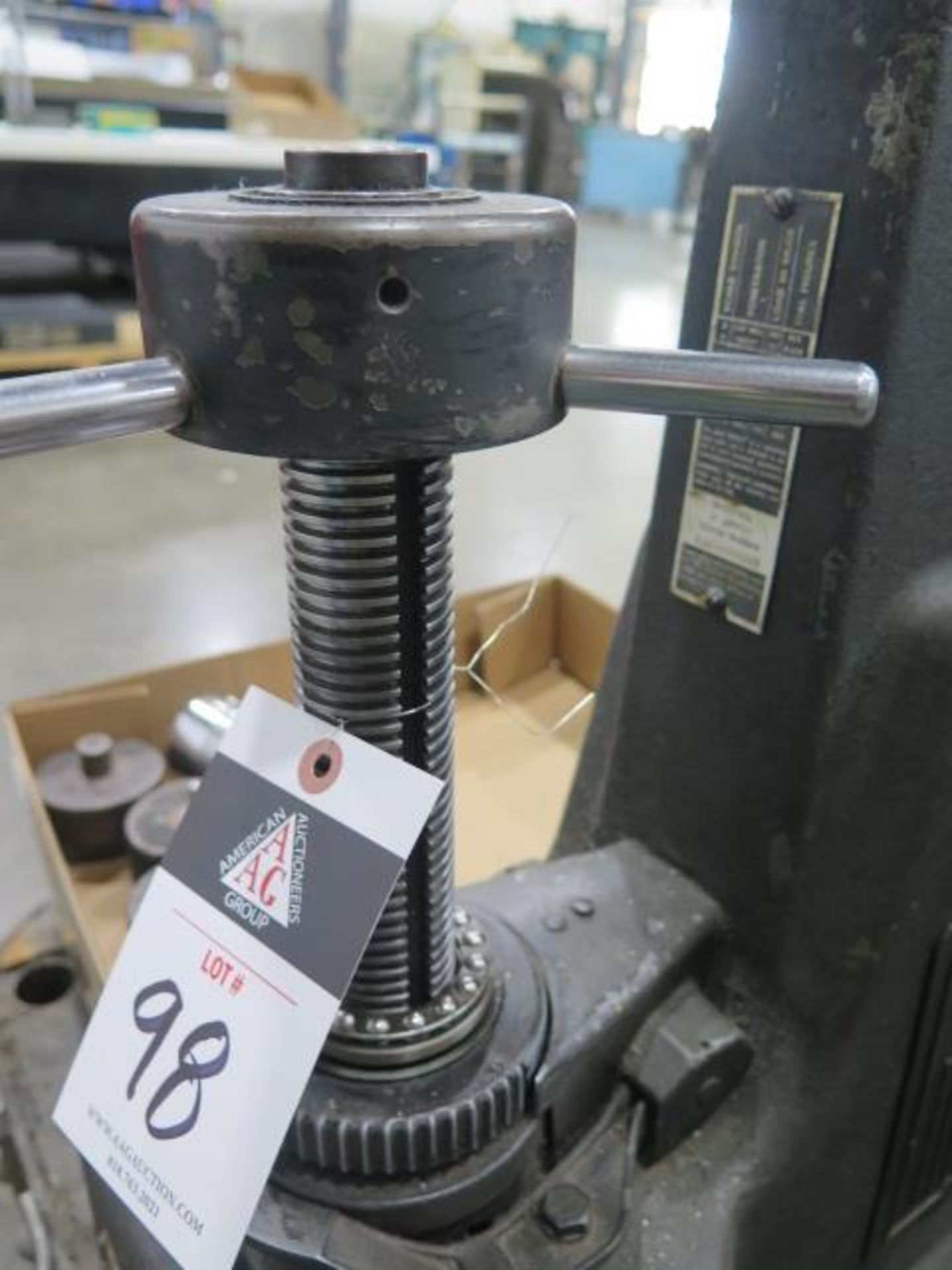 Wilson 4JR-BB Rockwell Hardness Tester (SOLD AS-IS - NO WARRANTY) - Image 5 of 7