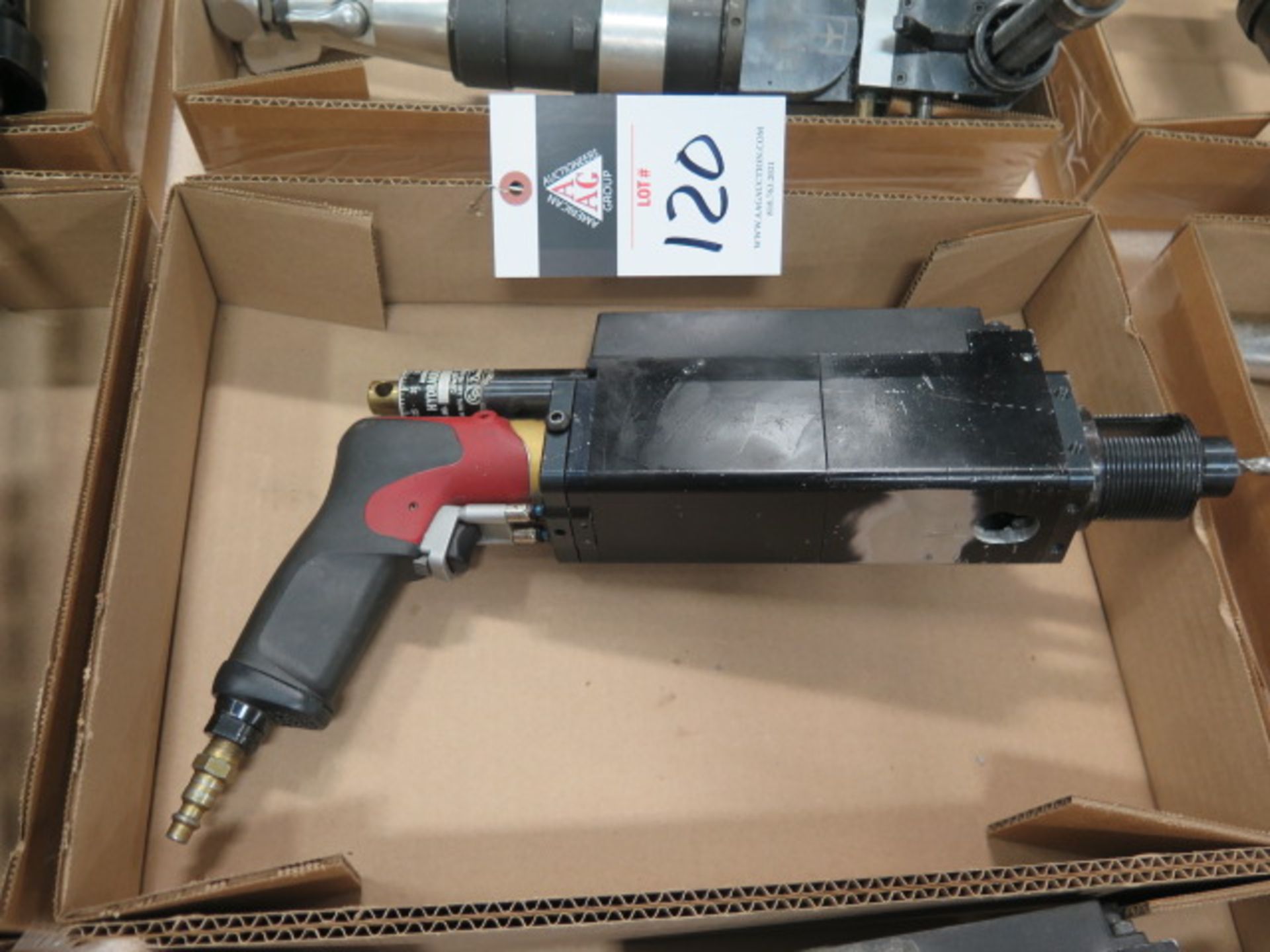 Desoutter CFD-DR750-P Pneumatic Drilling Unit (SOLD AS-IS - NO WARRANTY)