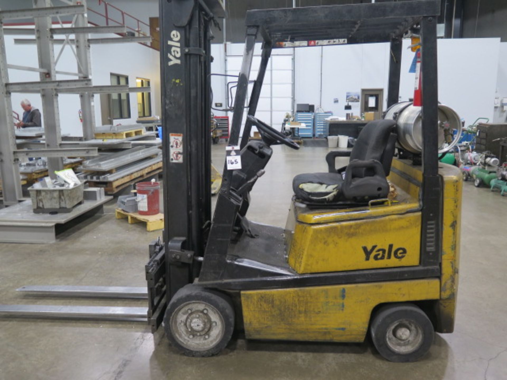 Yale GLC030CENUAE083 3000 Lb LPG Forklift s/n N542835 w/ 3-Stage Mast, 190” Lift Height, SOLD AS IS