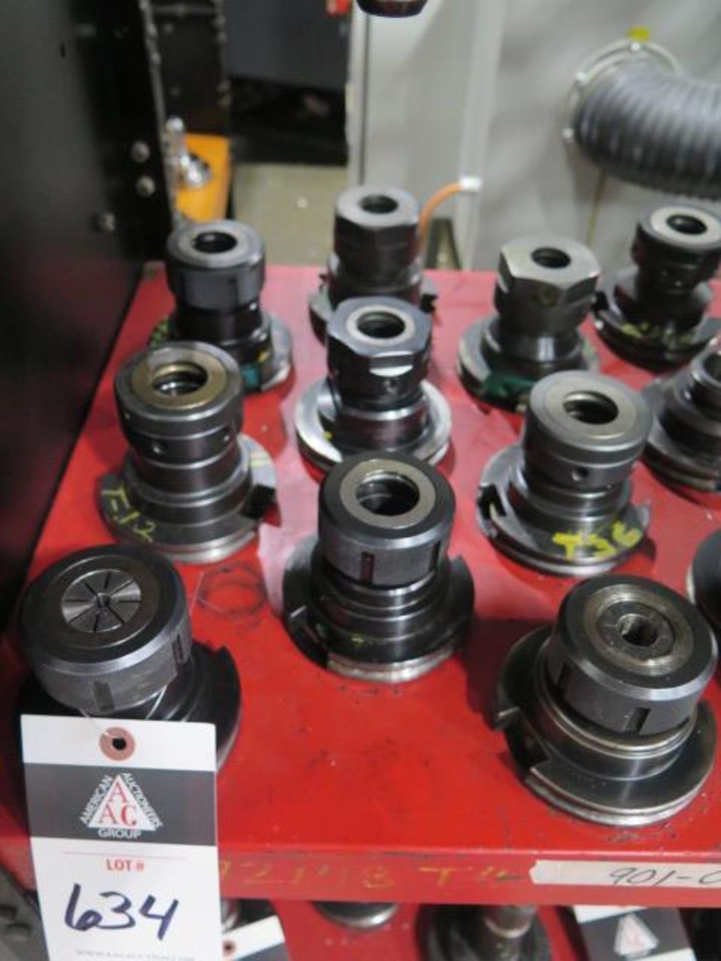 CAT-50 Taper TG100 Collet Chucks (9) (SOLD AS-IS - NO WARRANTY)