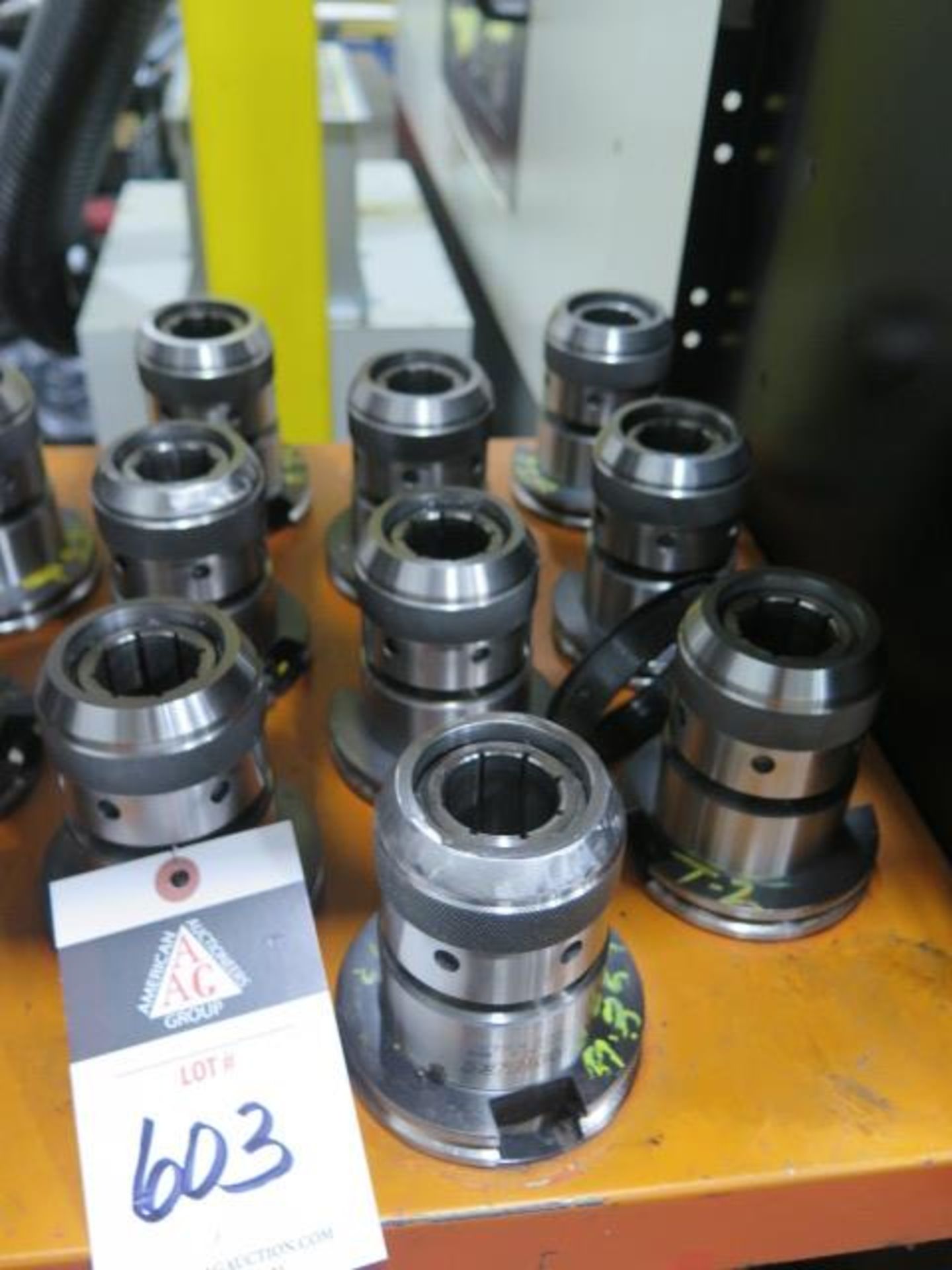 CAT-50 Taper 1 1/4" Straight-Collet Collet Chucks (9) (SOLD AS-IS - NO WARRANTY)
