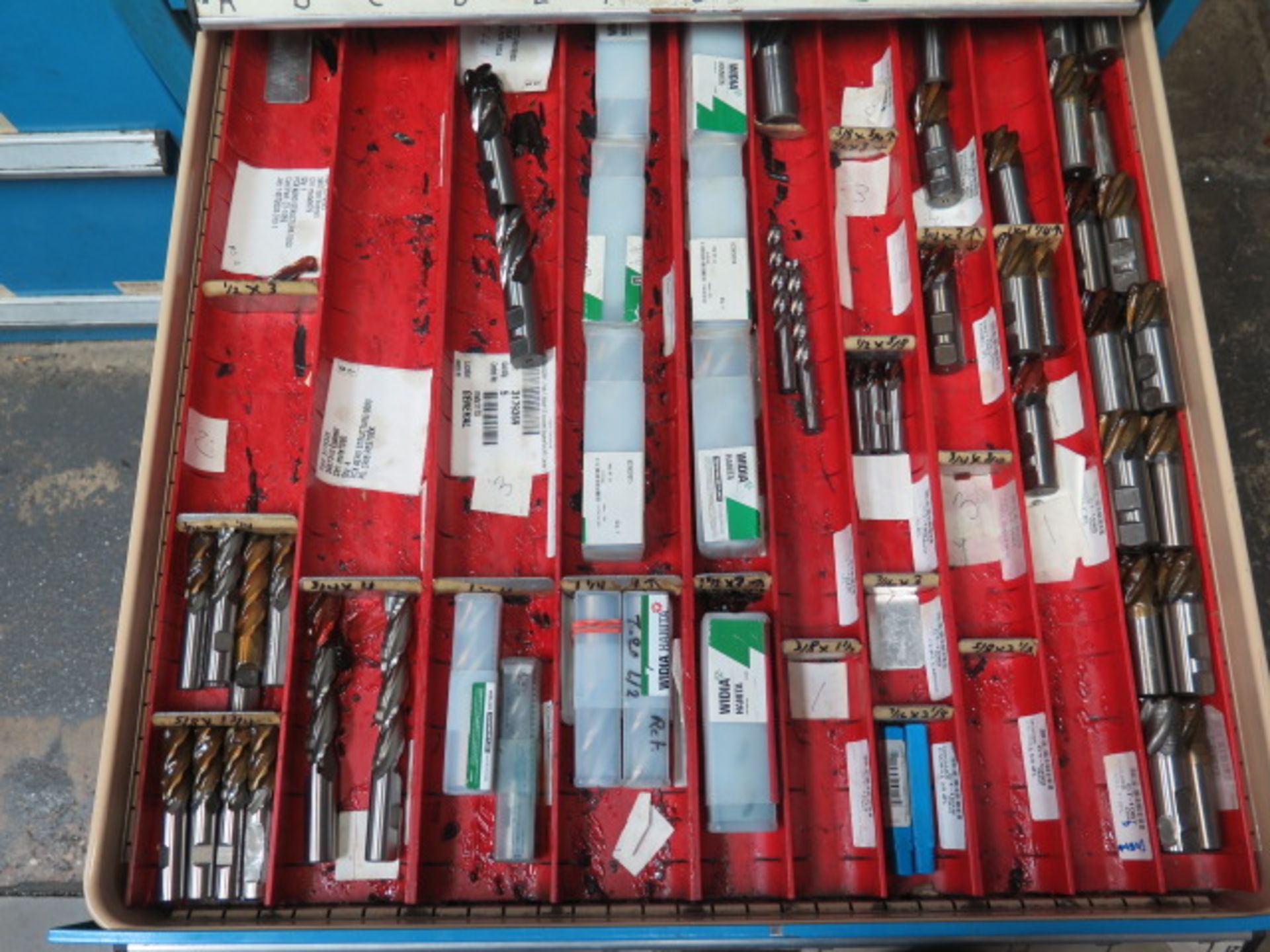 Bott/Kennedy 22-Drawer Tooling Cabinet w/ Large Quantity of Reamers, Endmills and Taps (SOLD AS-IS - - Image 10 of 14