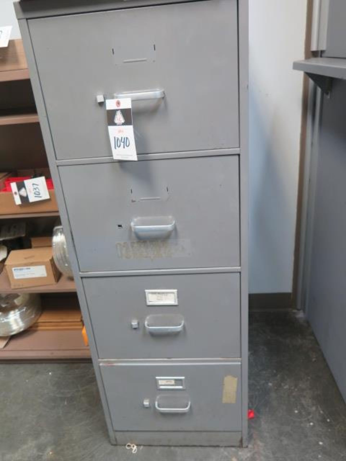 File Cabinet w/ Misc Abrasives (SOLD AS-IS - NO WARRANTY)