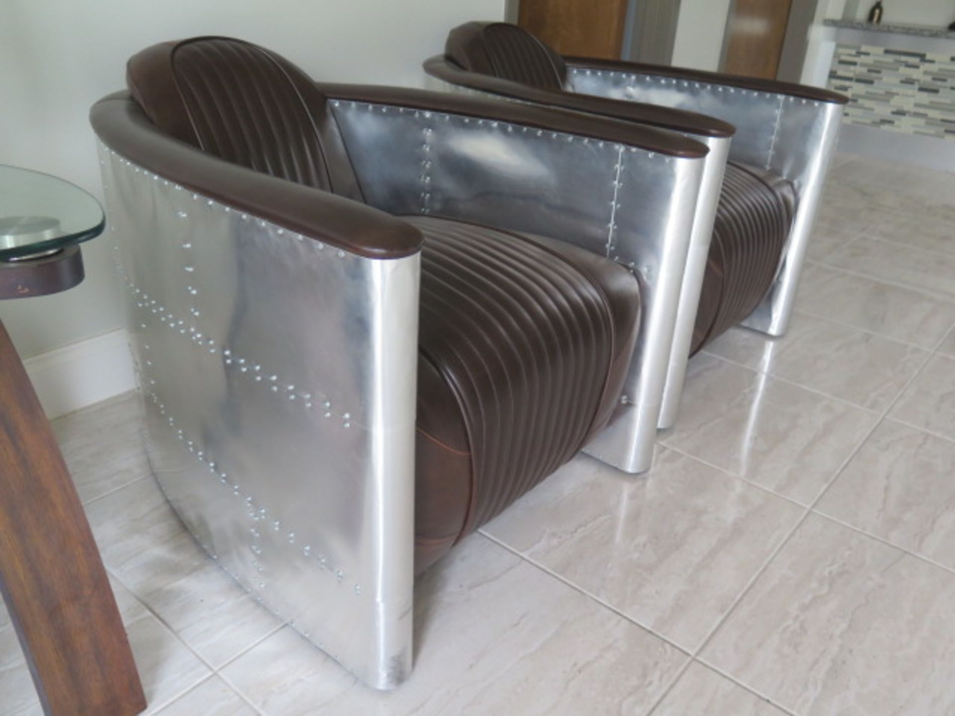 Custom Aviation Style Reception Furniture (SOLD AS-IS - NO WARRANTY) - Image 4 of 7