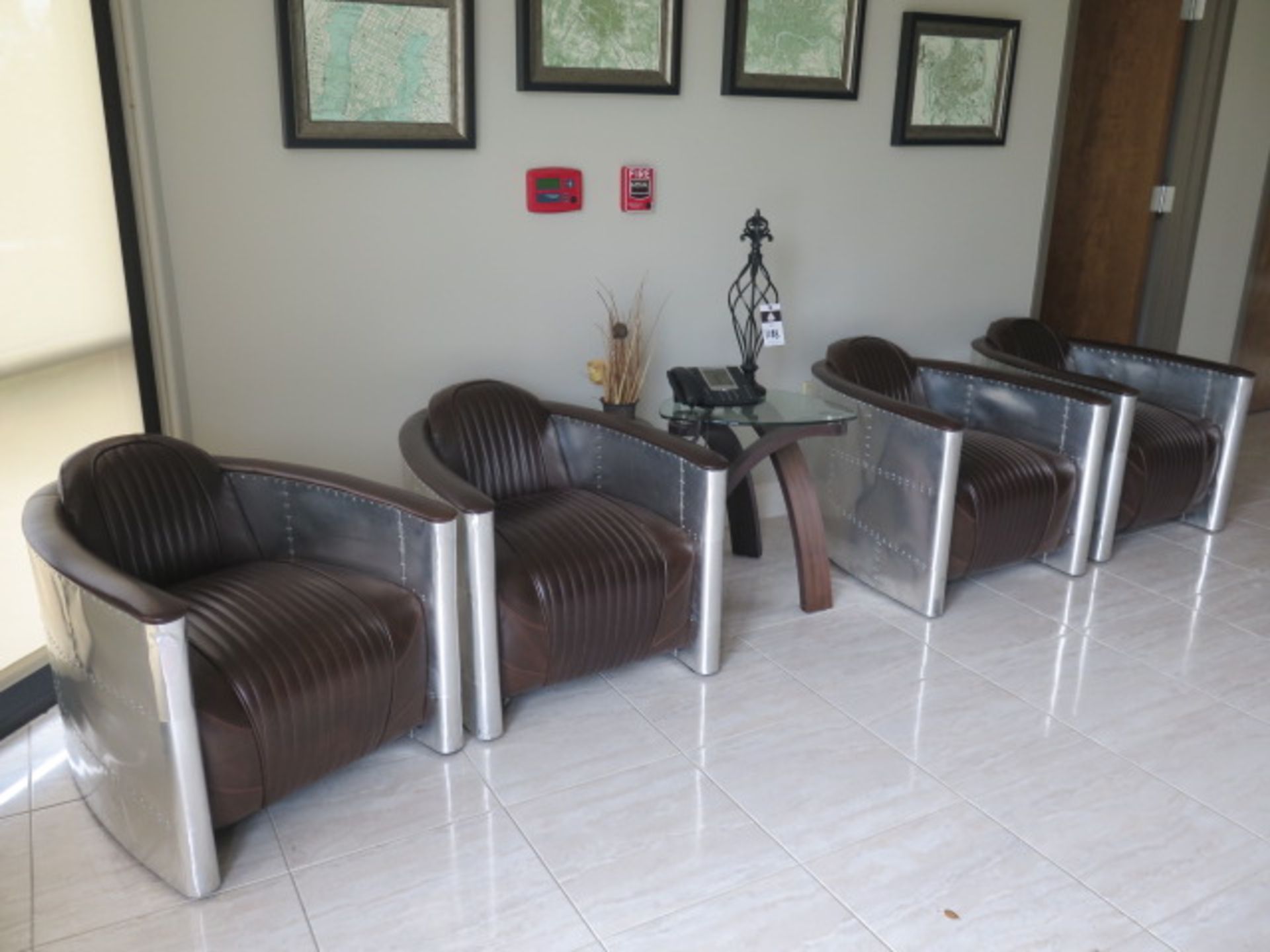 Custom Aviation Style Reception Furniture (SOLD AS-IS - NO WARRANTY)