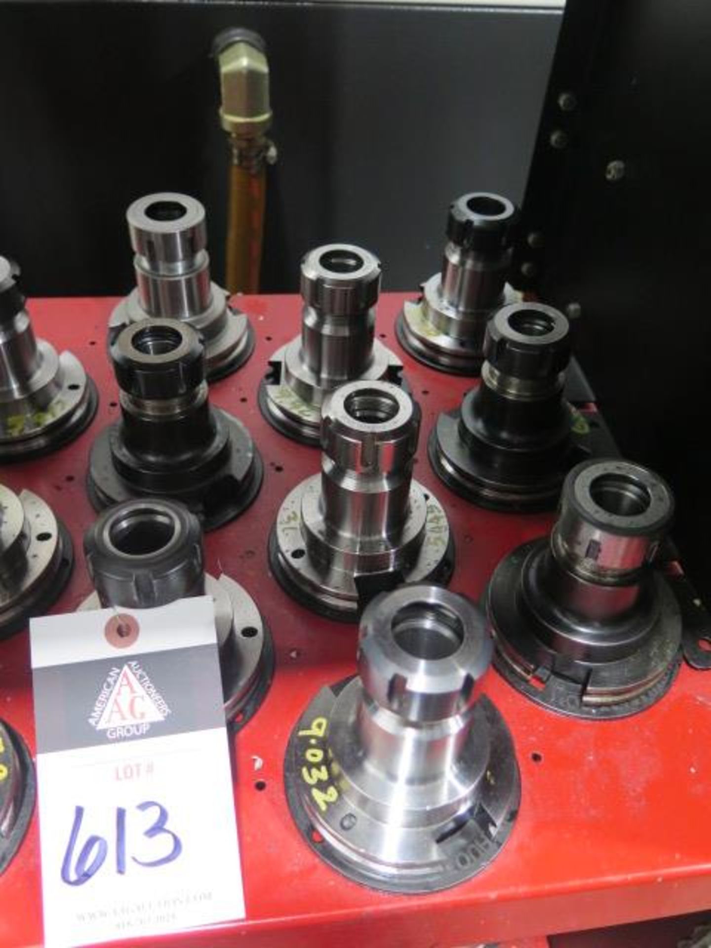 CAT-50 Taper ER32 Collet Chucks (9) (SOLD AS-IS - NO WARRANTY)