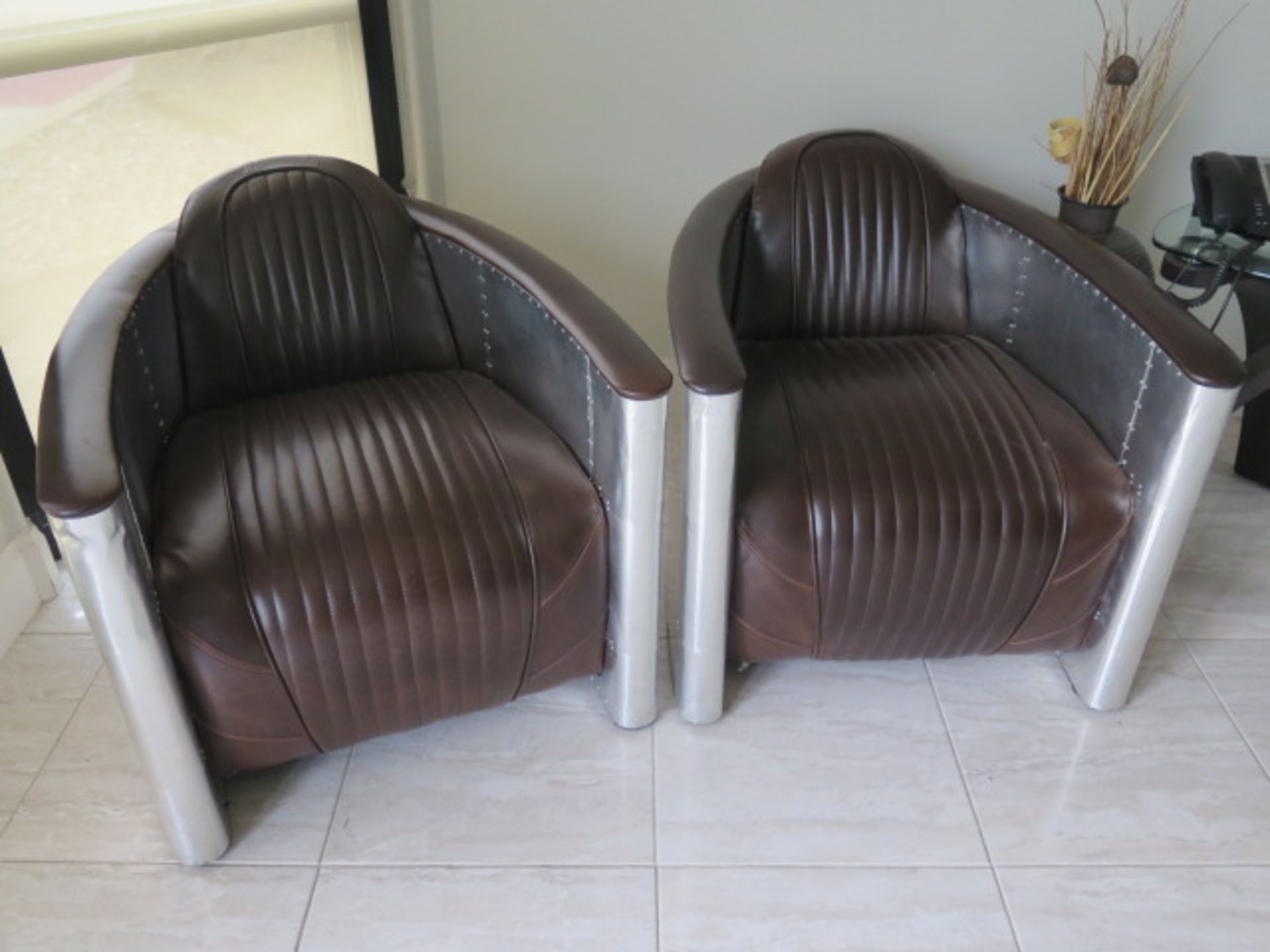 Custom Aviation Style Reception Furniture (SOLD AS-IS - NO WARRANTY) - Image 2 of 7