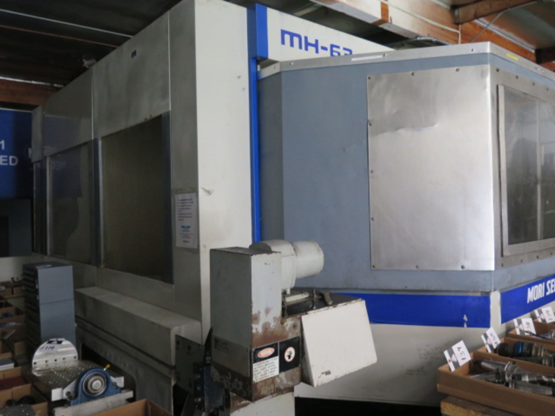 Mori Seiki MH-63 2-Pallet 4-Axis CNC HMC s/n 503 w/ Fanuc MF-M6 Controls, SOLD AS IS - Image 14 of 16