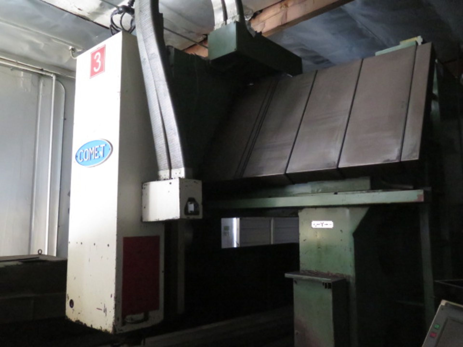 Comet VMC-2000G Bridge Style CNC Vertical Mill s/n 951415 w/ Mitsubishi Meldas Controls, SOLD AS IS - Image 4 of 13