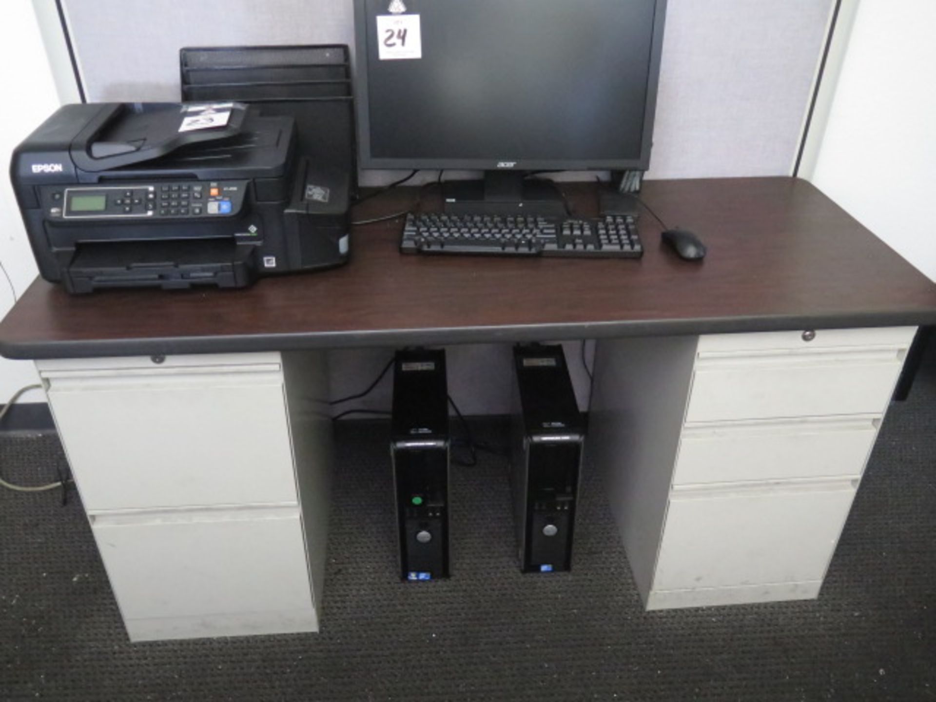 Dell Optiflex 780 Computers (2) w/ Desk (SOLD AS-IS - NO WARRANTY) - Image 2 of 7