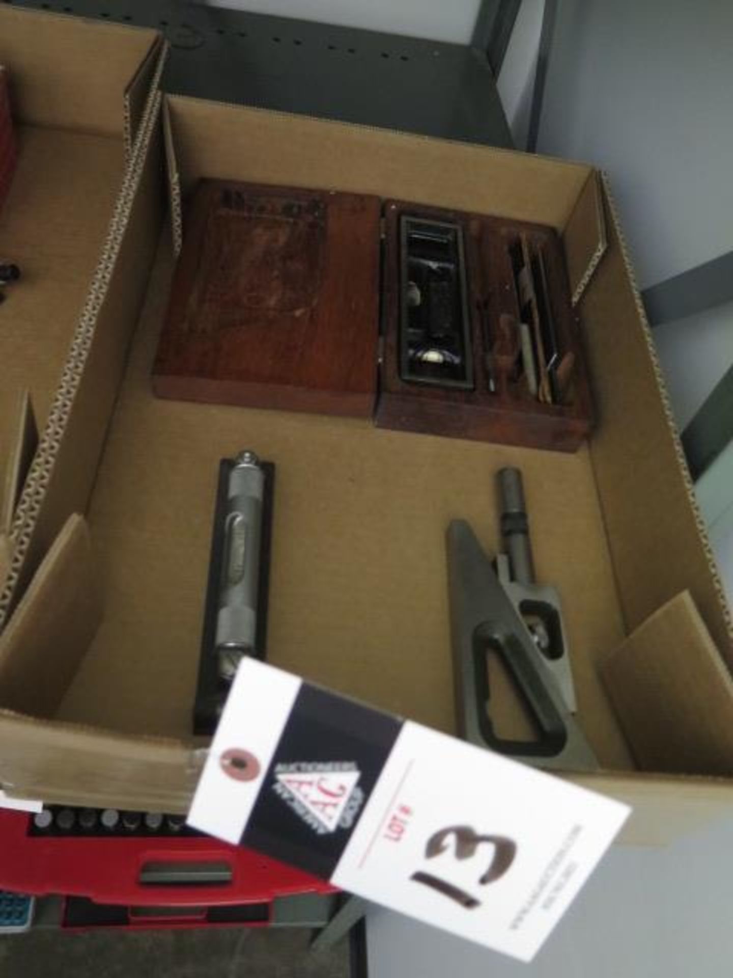 Starrett 6” Master Level, Planer Gage and Lufkin Square Set (SOLD AS-IS - NO WARRANTY)