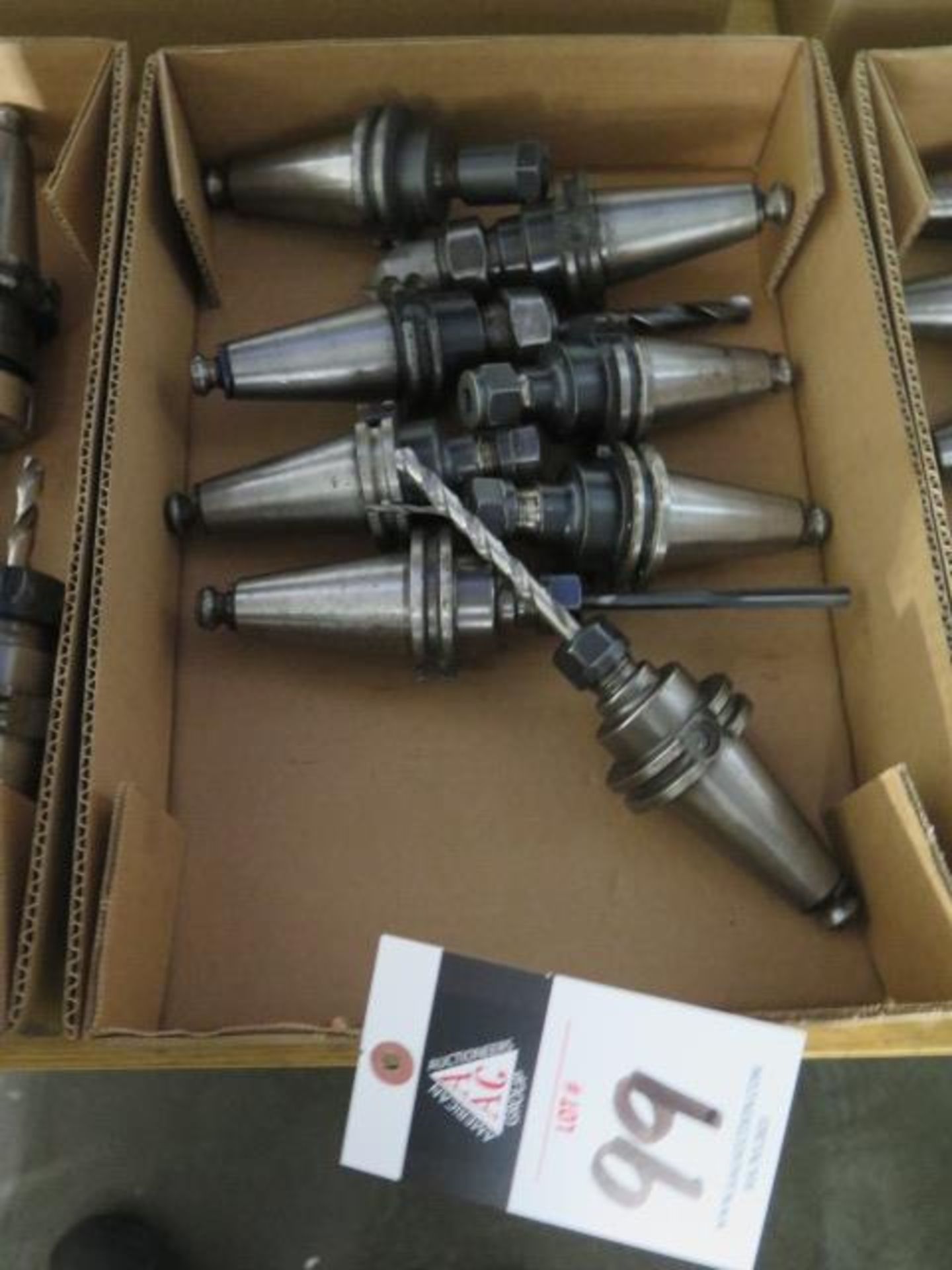 CAT-40 Taper Collet Chucks (8) (SOLD AS-IS - NO WARRANTY)