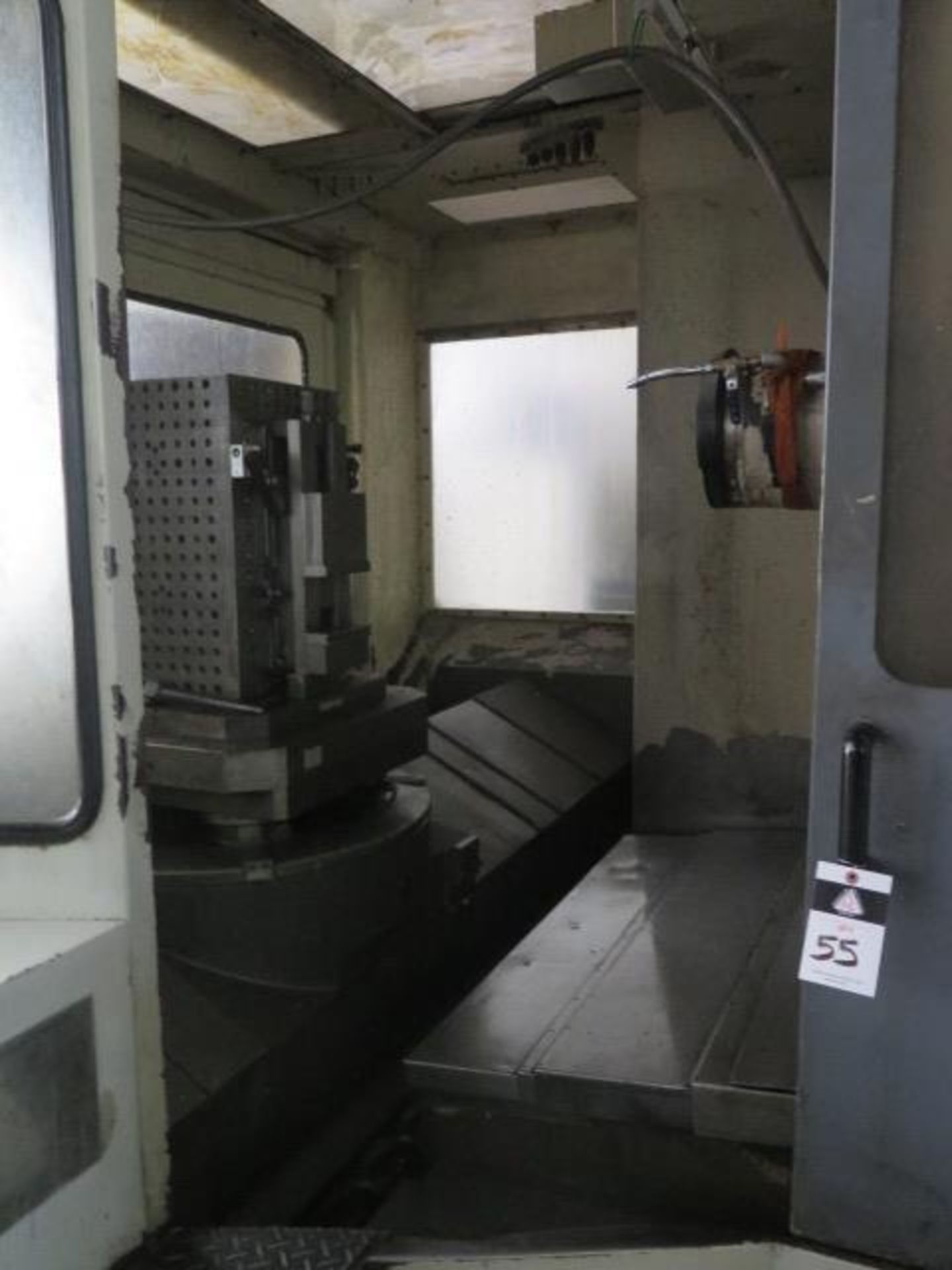 Mori Seiki MH-63 2-Pallet 4-Axis CNC HMC s/n 503 w/ Fanuc MF-M6 Controls, SOLD AS IS - Image 4 of 16