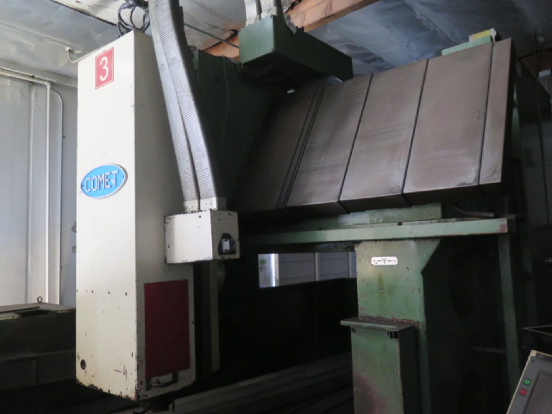 Comet VMC-2000G Bridge Style CNC Vertical Mill s/n 951415 w/ Mitsubishi Meldas Controls, SOLD AS IS - Image 5 of 13