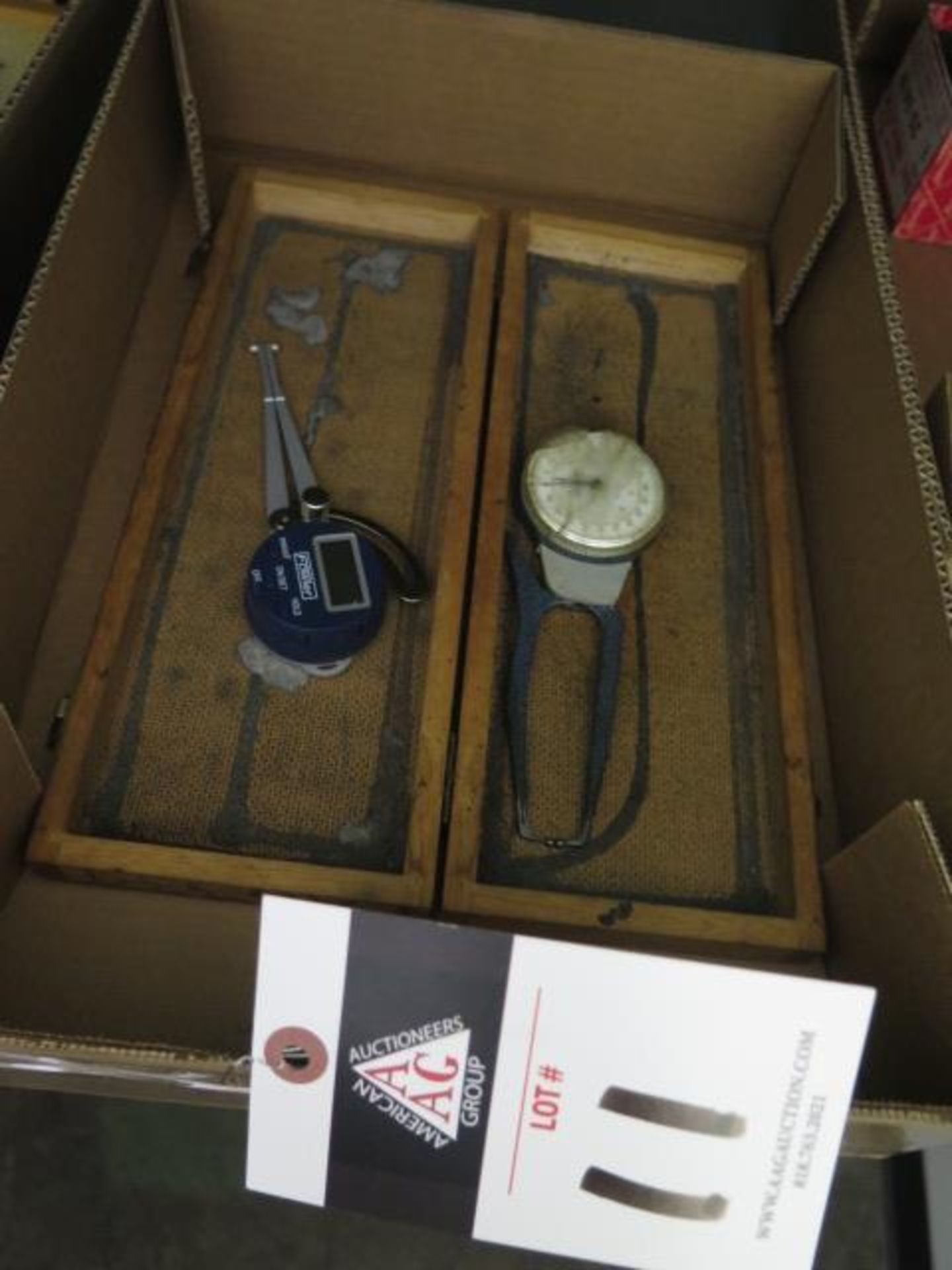 Fowler Digital Caliper Gage and Intertest Dial Caliper Gage (SOLD AS-IS - NO WARRANTY)