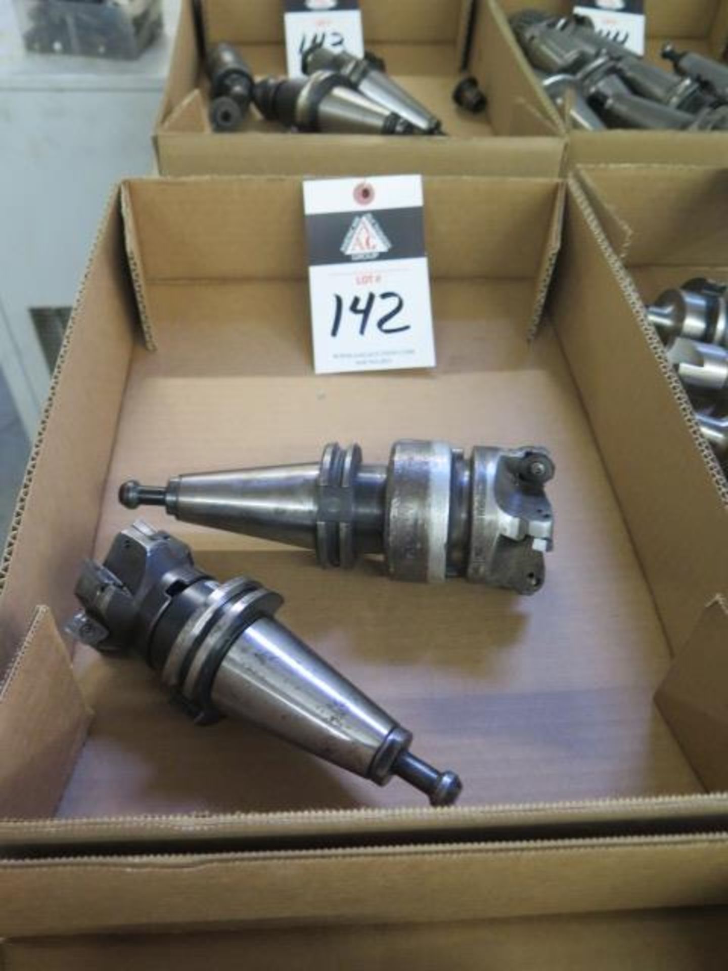 CAT-40 Taper Insert Shell Mills (2) (SOLD AS-IS - NO WARRANTY)