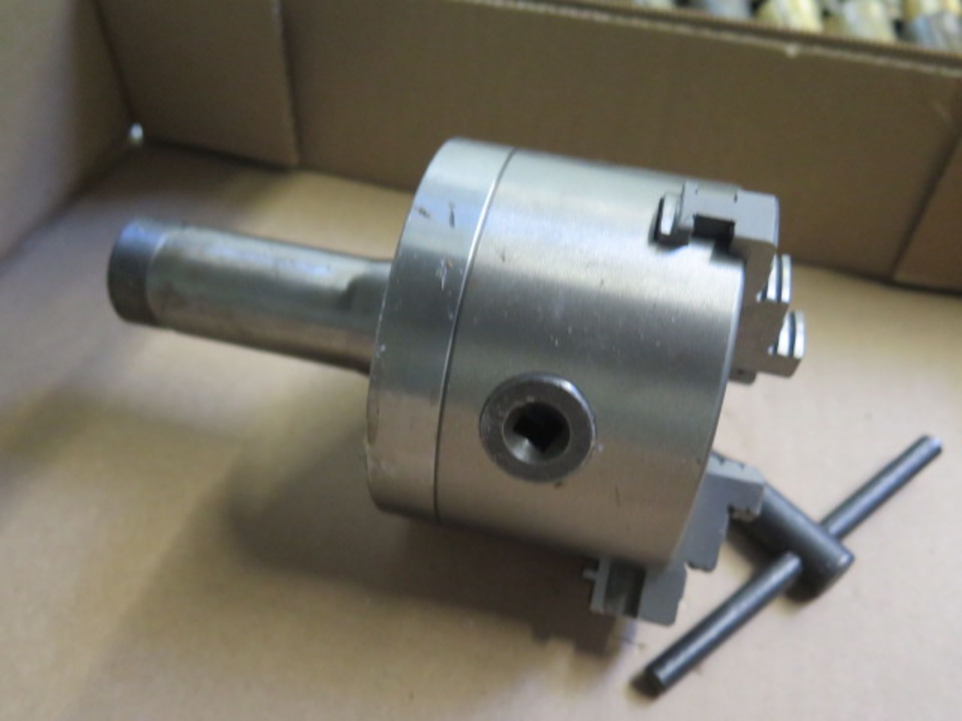 5" 3-Jaw Chuck w/ 5C Collet Adaptor (SOLD AS-IS - NO WARRANTY) - Image 3 of 3