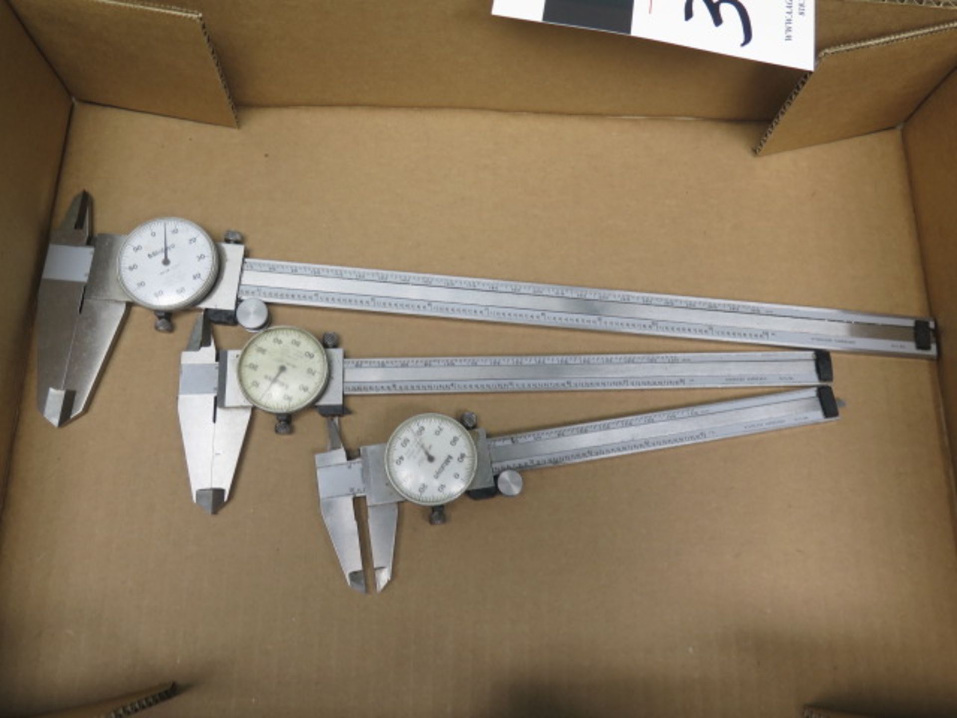 Mitutoyo 6", 8" and 12" Dial Calipers (3) (SOLD AS-IS - NO WARRANTY) - Image 2 of 3