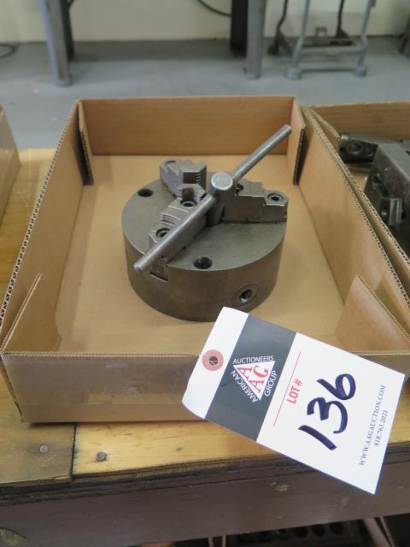 6" 3-Jaw Chuck (SOLD AS-IS - NO WARRANTY)
